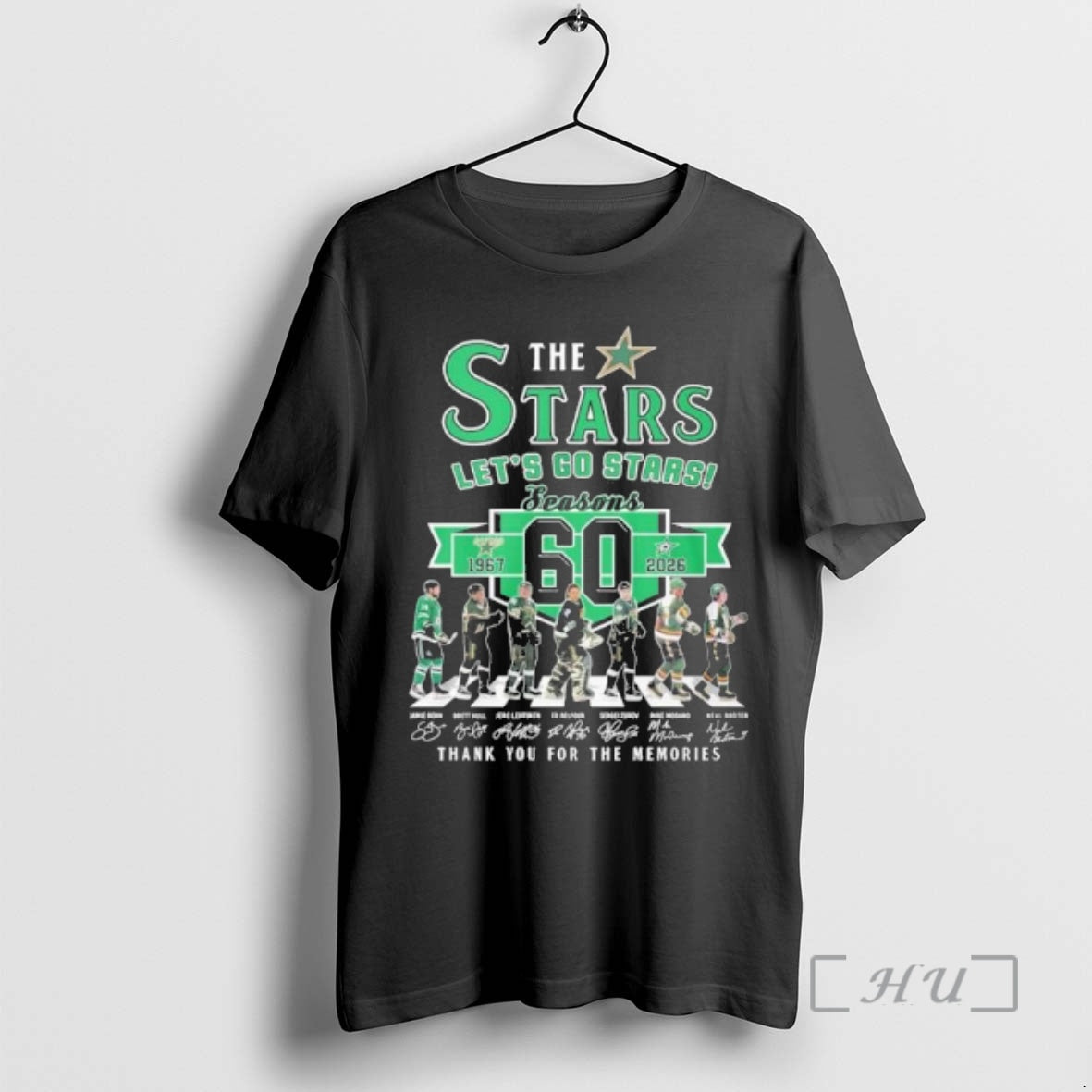 Officials The Dallas Stars Abbey Road 60 Seasons 1967 2026 T-Shirts, Hoodie, Sweatshirt | PrintMintTees.com