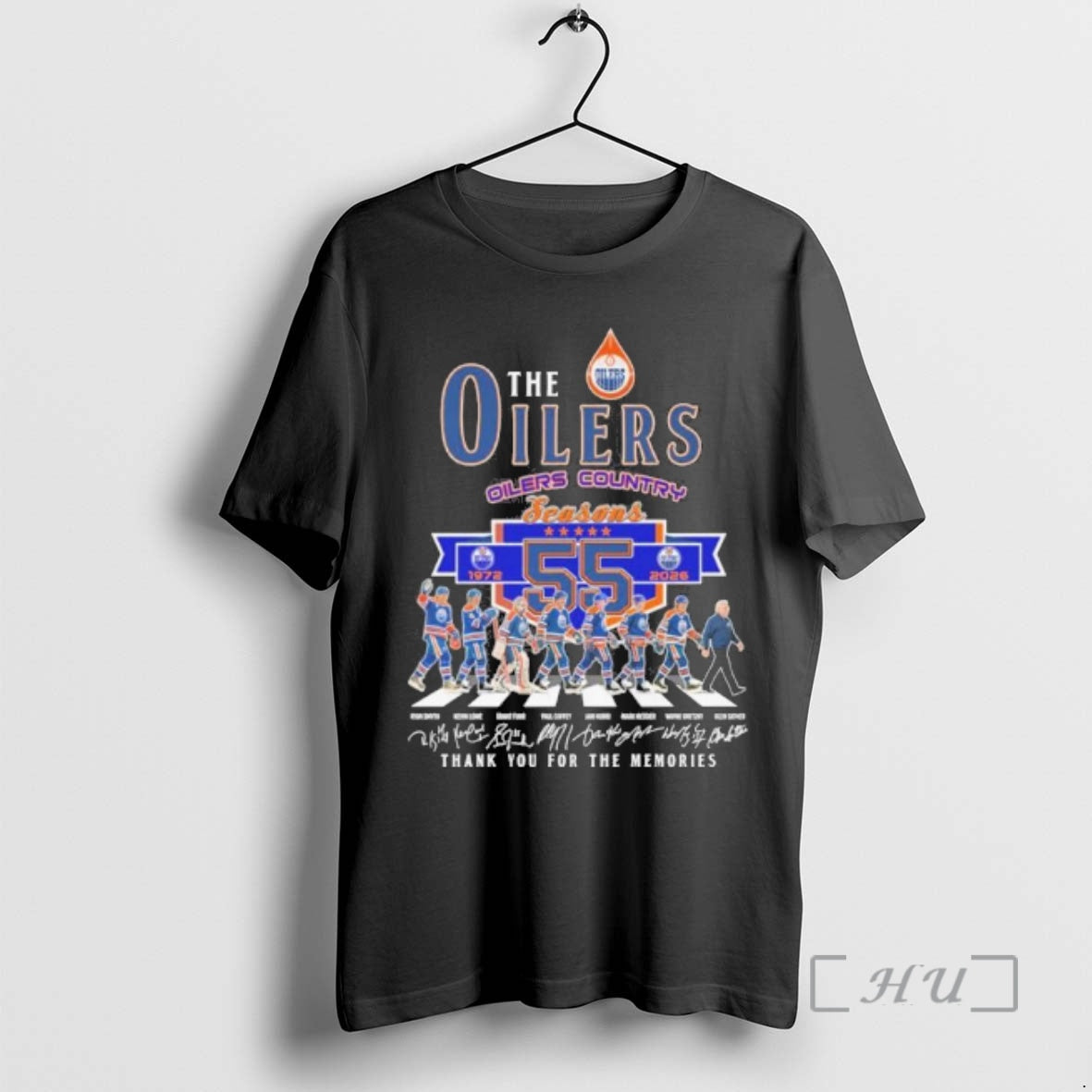 Officials The Edmonton Oilers Abbey Road 55 Seasons 1972 2026 T-Shirts, Hoodie, Sweatshirt | PrintMintTees.com