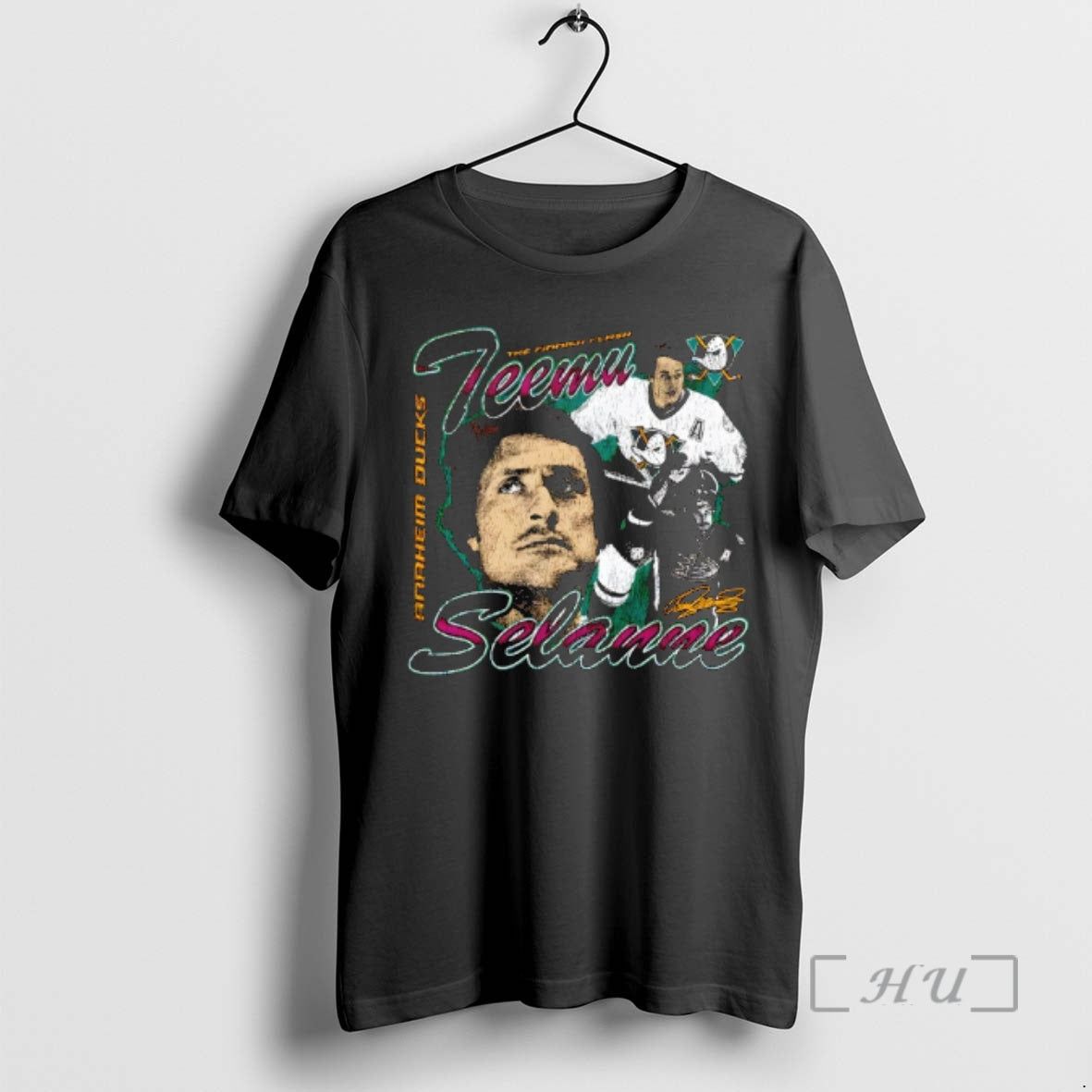 Officials The Finnish Flash Teemu Selanne Anaheim Ducks Signature T-Shirts, Hoodie, Sweatshirt | PrintMintTees.com