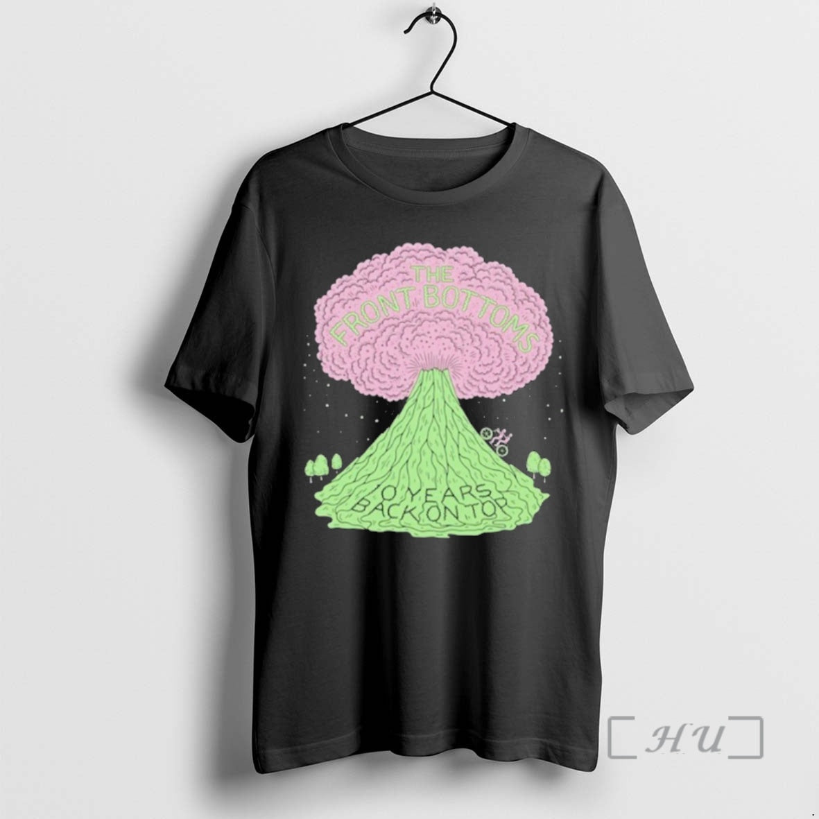 Officials The Front Bottoms 10 Years Back On Top Volcano T-Shirts, Hoodie, Sweatshirt | PrintMintTees.com