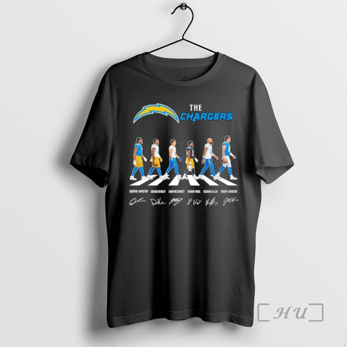 Officials The Los Angeles Chargers X Abbey Road Several Players Signature Premium T Shirts Sweater Hoodie, Sweatshirt