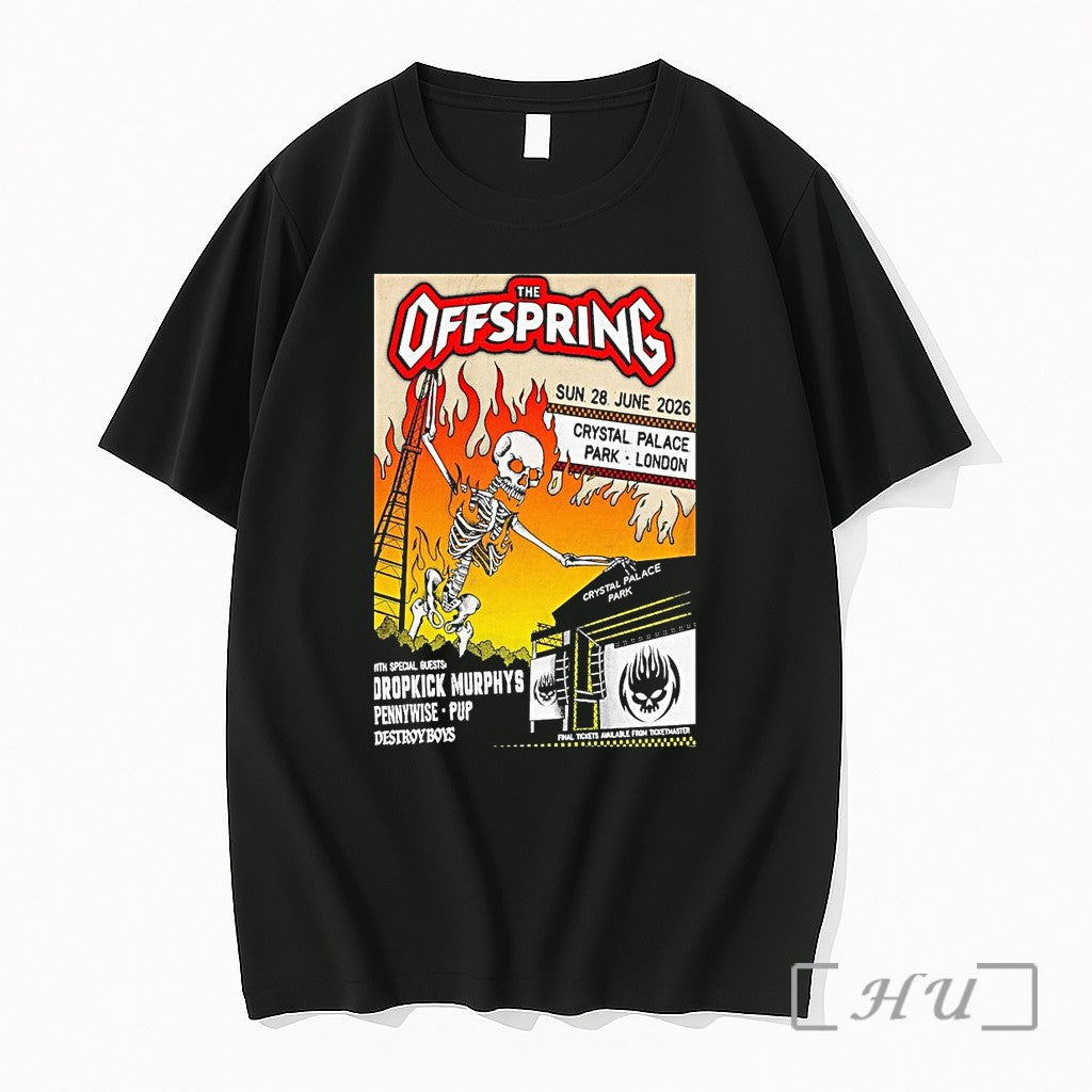 Officials The Offspring June 28 2026 Concert Crystal Palace Park London 1 Premium T Shirts