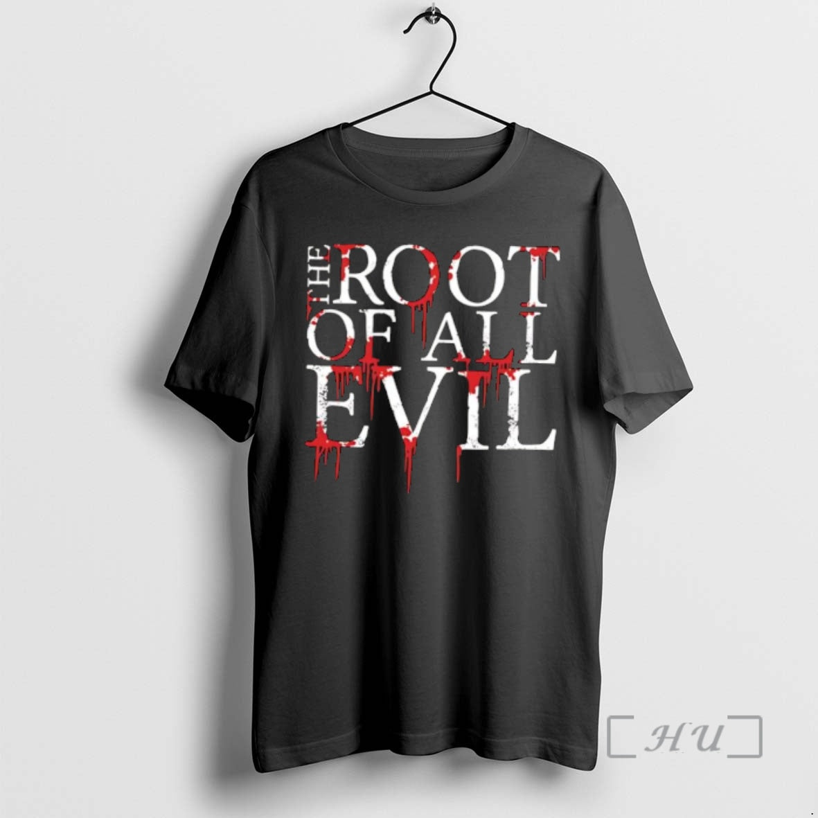 Officials The Root Of All Evil Horrified Text T-Shirts, Hoodie, Sweatshirt | PrintMintTees.com