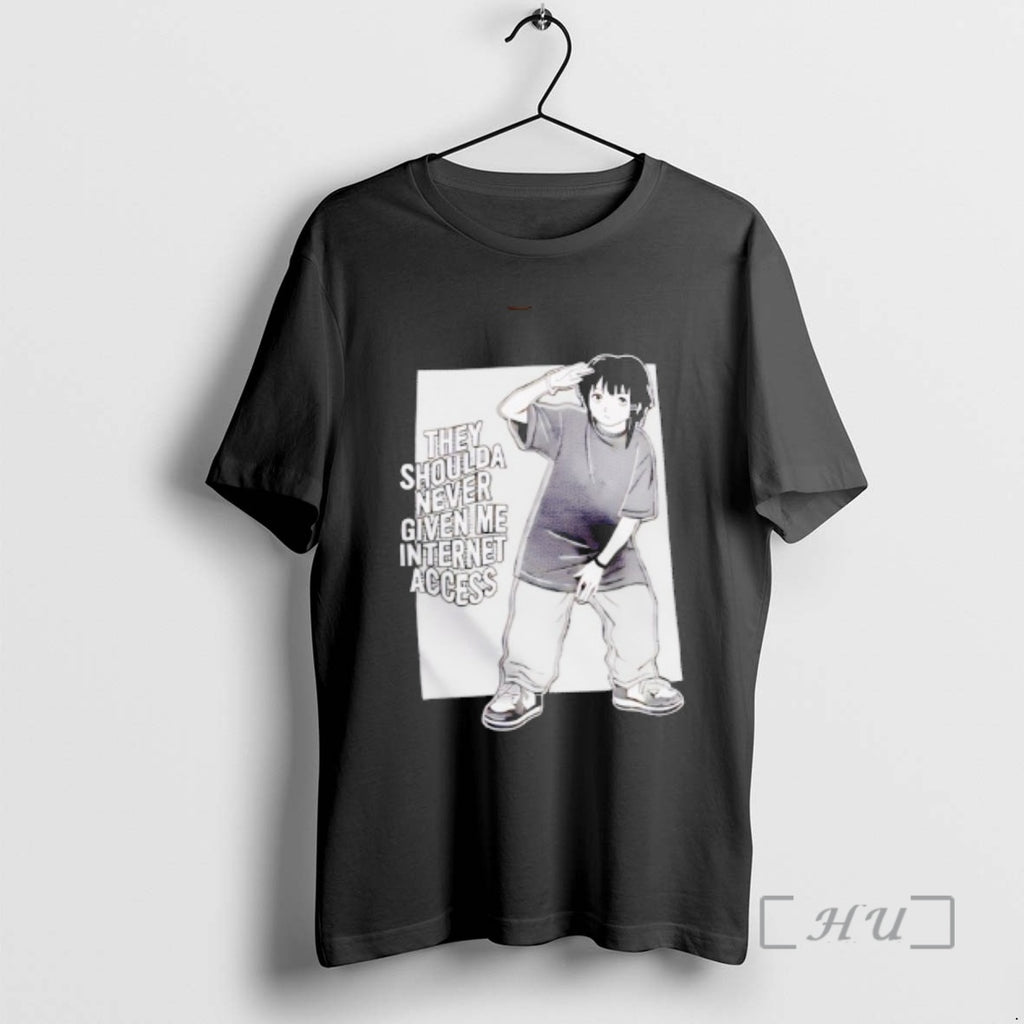 Officials The Shoulda Never Given Me Internet Access Manaka Mikura T-Shirts, Hoodie, Sweatshirt | PrintMintTees.com