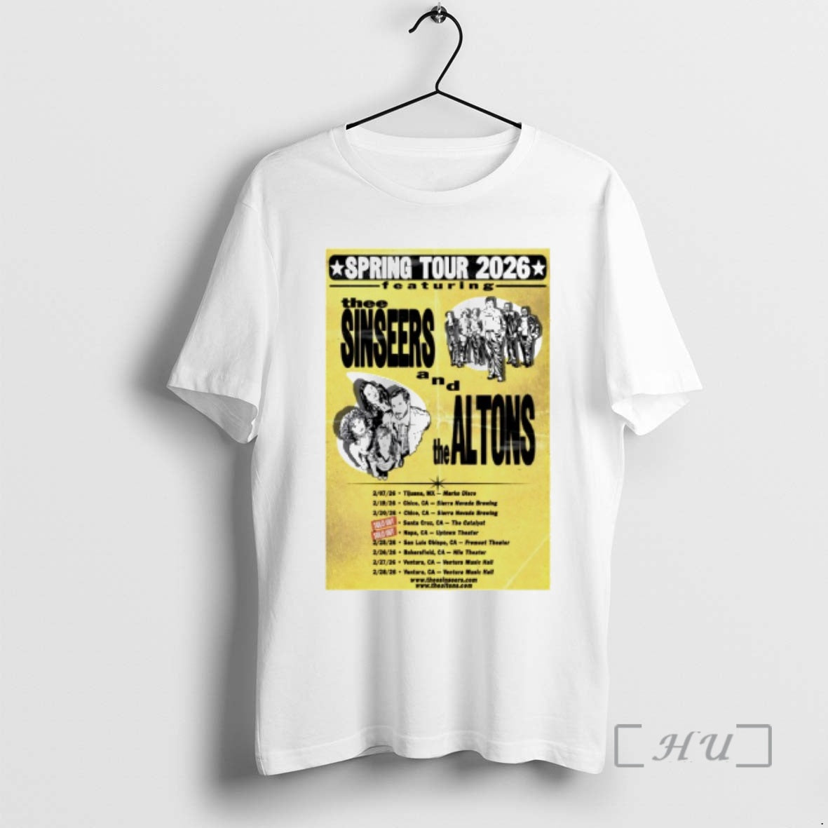 Officials The Sinseers And The Altons Spring 2026 Shows T-Shirts, Hoodie, Sweatshirt | PrintMintTees.com