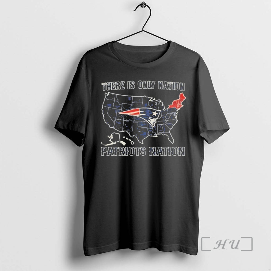 Officials There Is Only National Patriots Nation Map T-Shirts, Hoodie, Sweatshirt | PrintMintTees.com