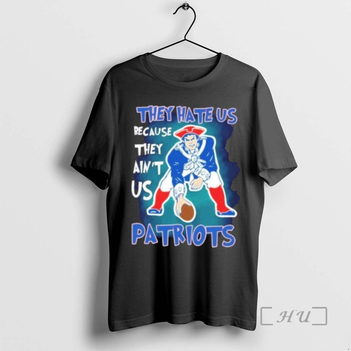 Officials They Hate Us Because They Aint Us Patriots Mascot T-Shirts, Hoodie, Sweatshirt | PrintMintTees.com