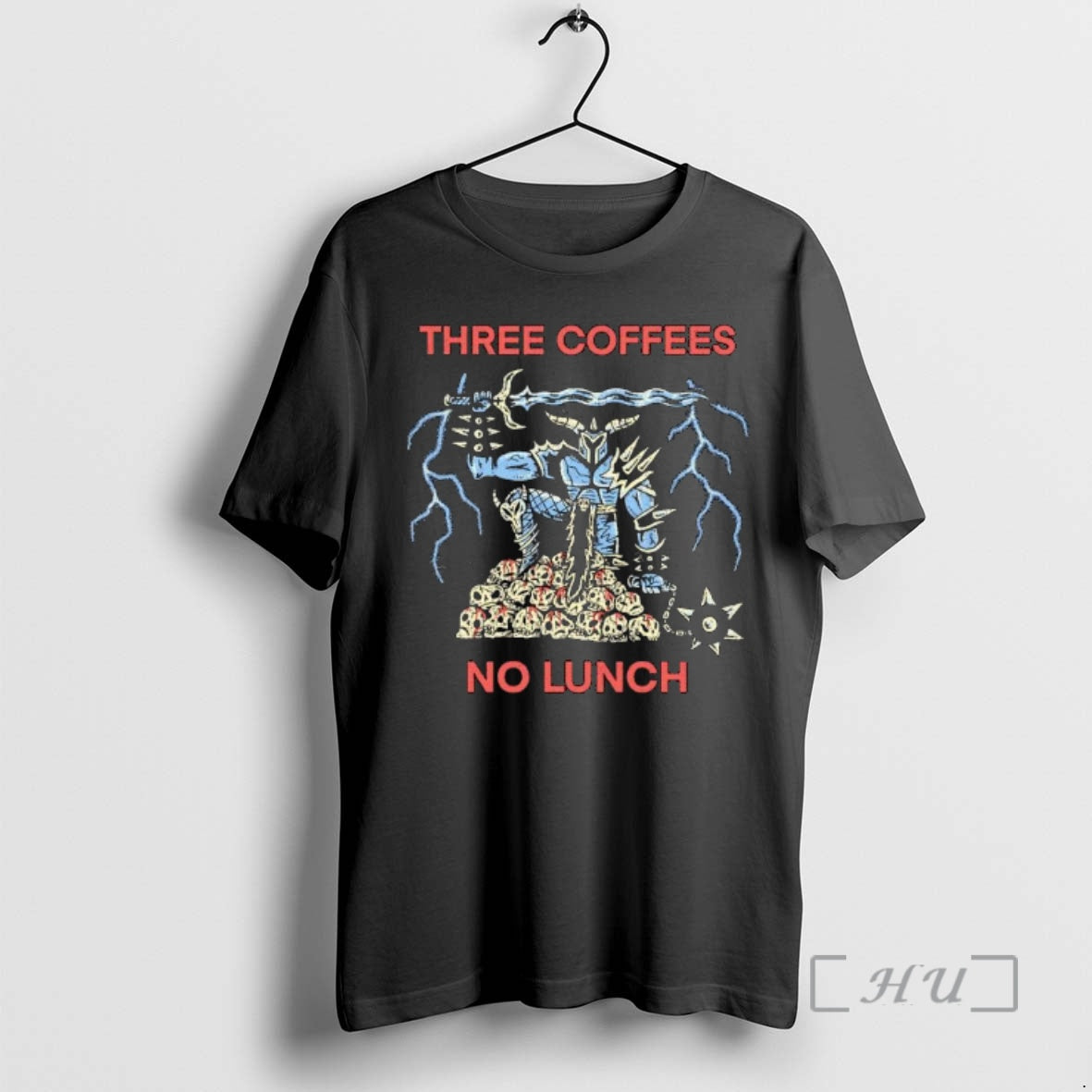 Officials Three Coffees No Lunch Graphic T-Shirts, Hoodie, Sweatshirt | PrintMintTees.com