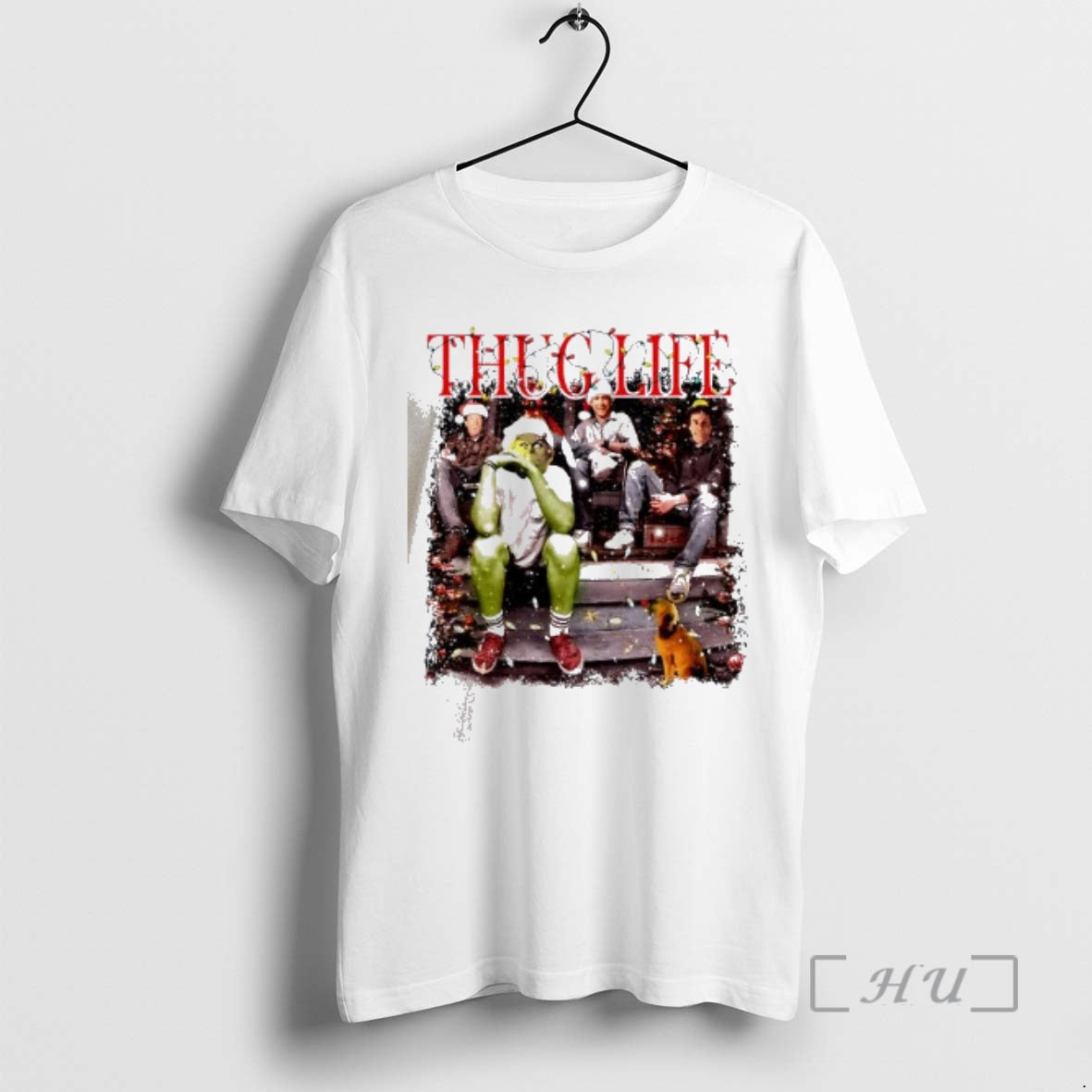 Officials Thug Life Christmas Movie Grinch Friends Christmas Light T-Shirts, Hoodie, Sweatshirt | PrintMintTees.com