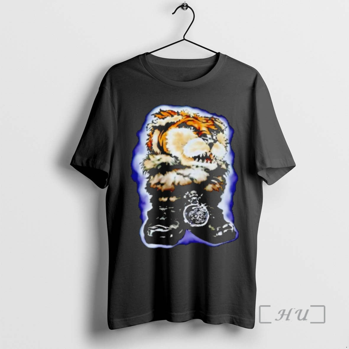 Officials Tiger Head Furry Animal Face With Skull T-Shirts, Hoodie, Sweatshirt | PrintMintTees.com