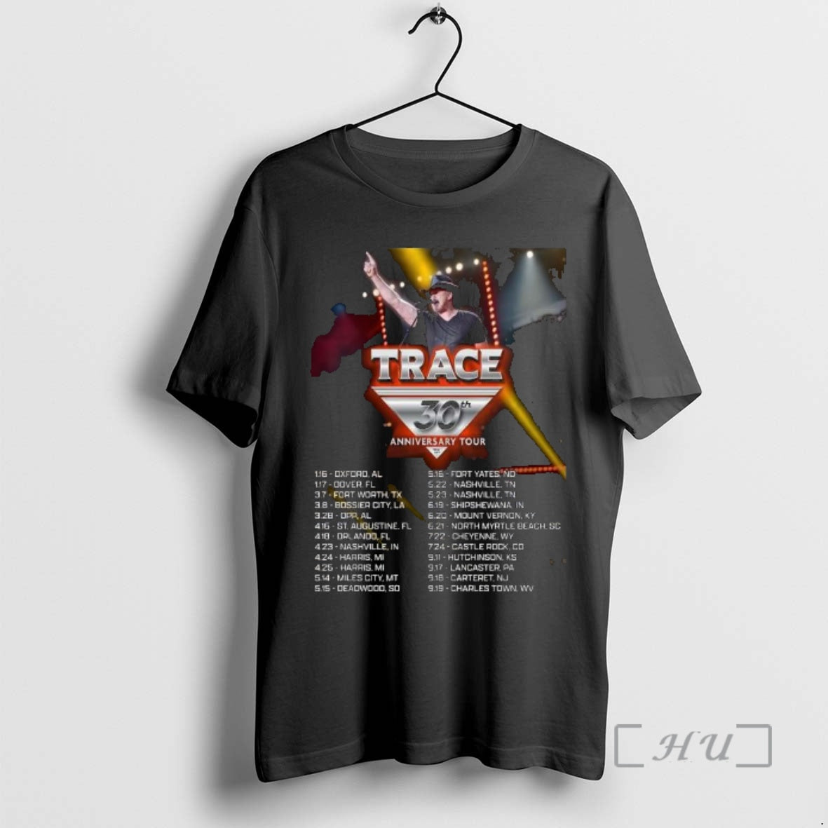 Officials Trace Adkins 30th Anniversary Tour 2026 North American City Dates Premium T Shirts Sweater Hoodie, Sweatshirt