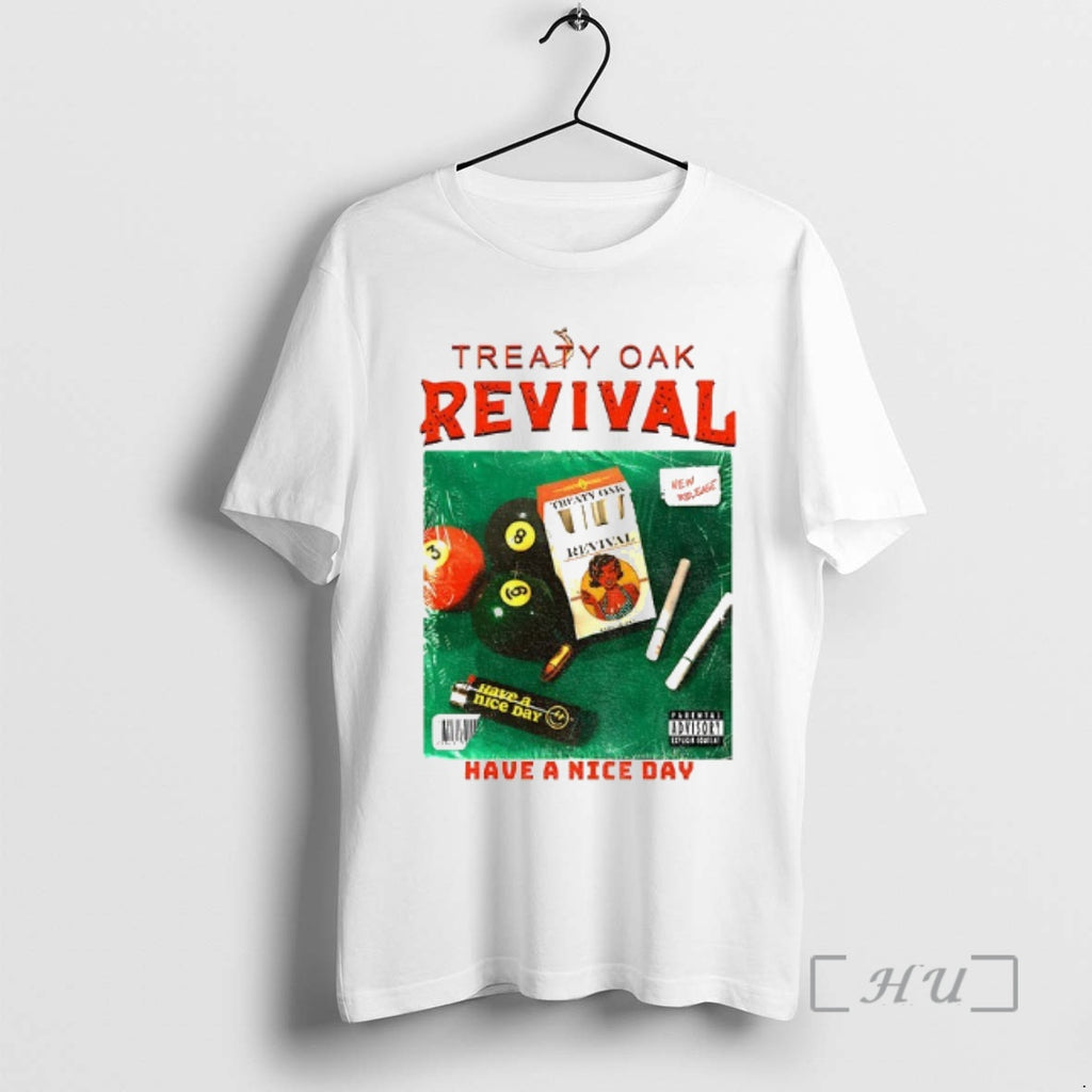 Officials Treaty Oak Revival Band Have A Nice Day World Tour Premium T Shirts Sweater Hoodie, Sweatshirt | PrintMintTees.com