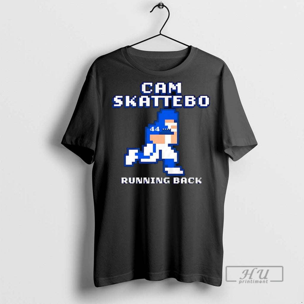 Officials Trending Cam Skattebo Pixel Running Back New York Giants T Shirt Sweatshirt Hoodies