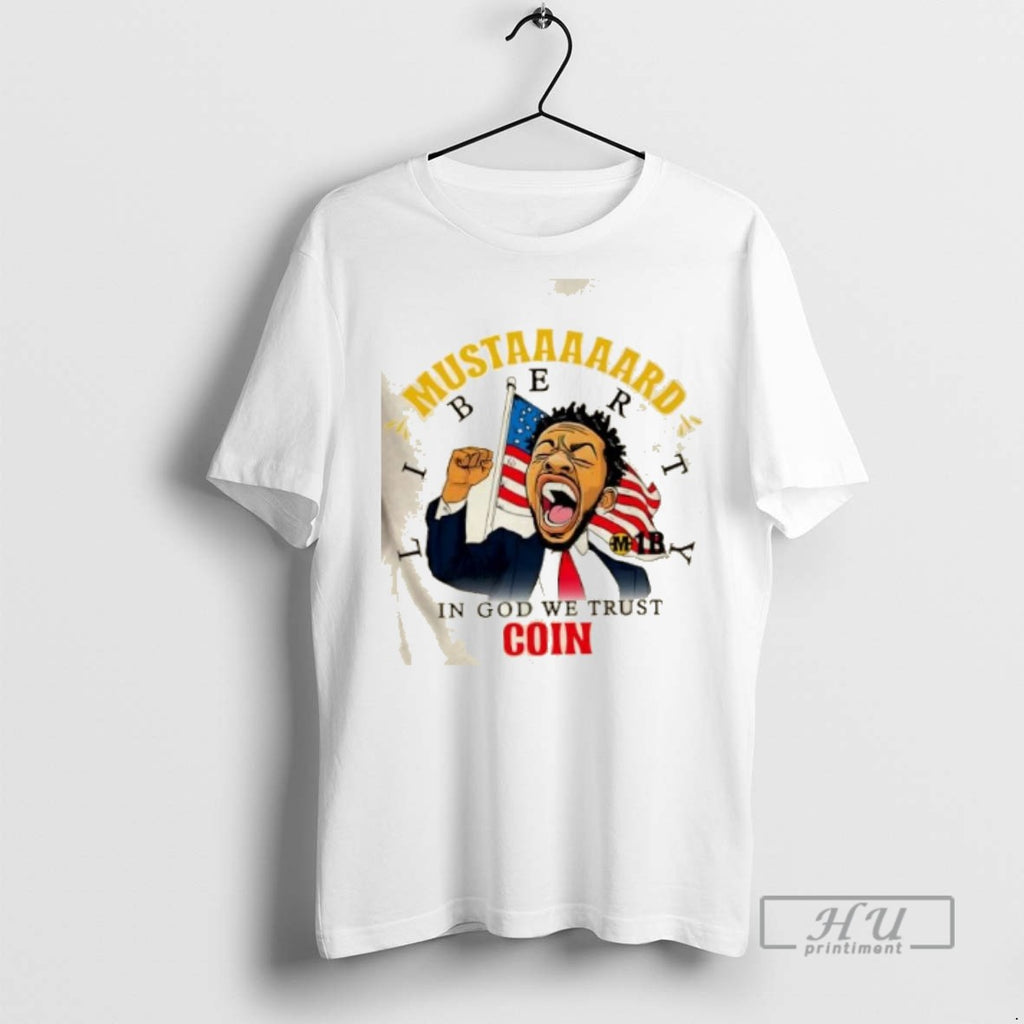 Officials Trending Kendrick Lamar Mustard Liberty In God We Trust Coin T Shirt Sweatshirt Hoodies