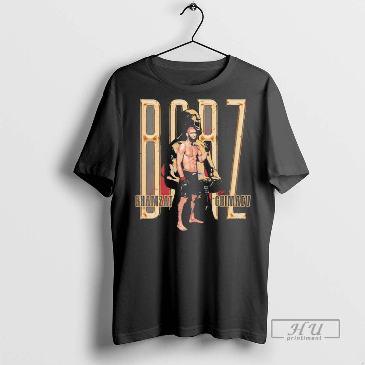 Officials Trending Khamzat Chimaev Ufc Borz Dual T Shirt Sweatshirt Hoodies