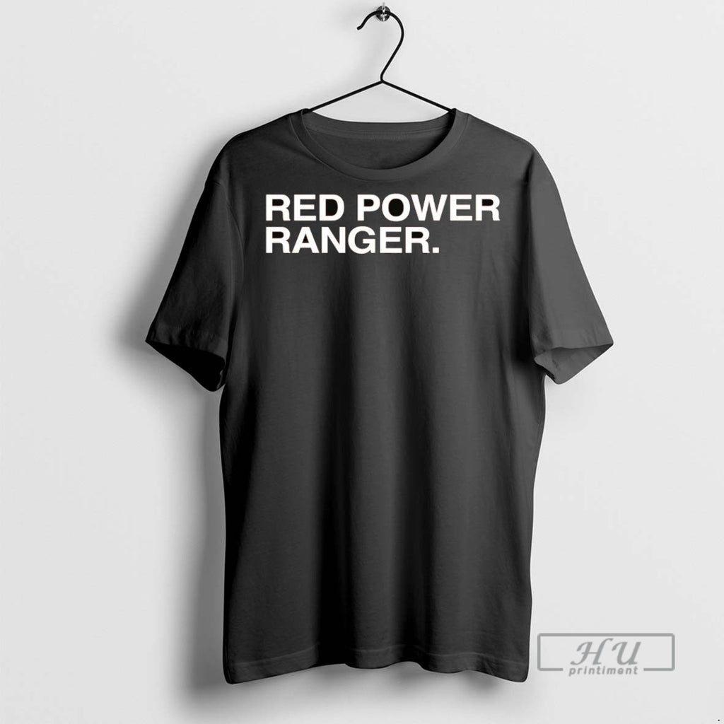 Officials Trending Red Power Ranger T Shirt Sweatshirt Hoodies