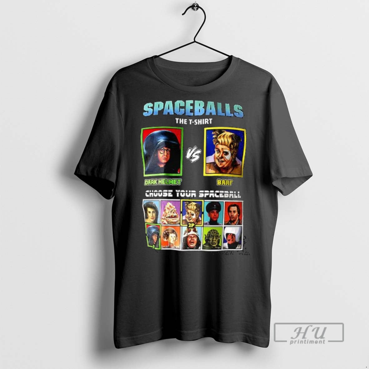Officials Trending Spaceballs Dark Helmet Vs Barf Graphic Tee Shirt Sweatshirt Hoodies