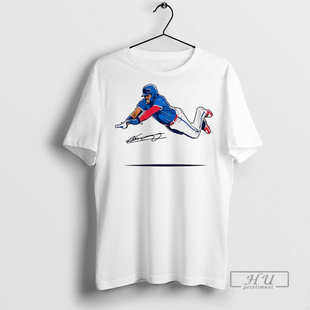 Officials Trending Vladimir Guerrero Jr Toronto Blue Jays Super Vlad Flying Slide T Shirt