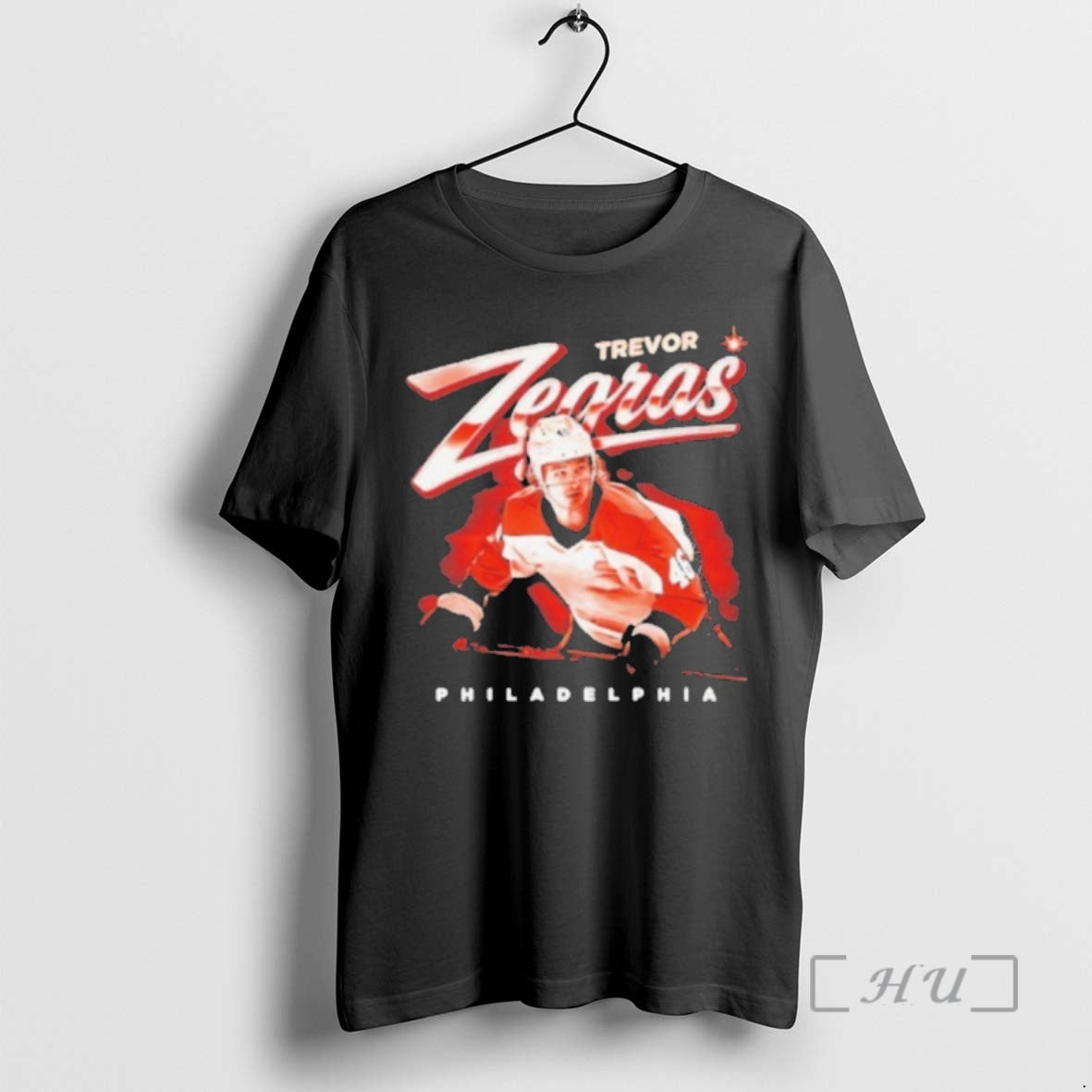Officials Trevor Zegras Philadelphia Flyers Player Bitmap T-Shirts, Hoodie, Sweatshirt