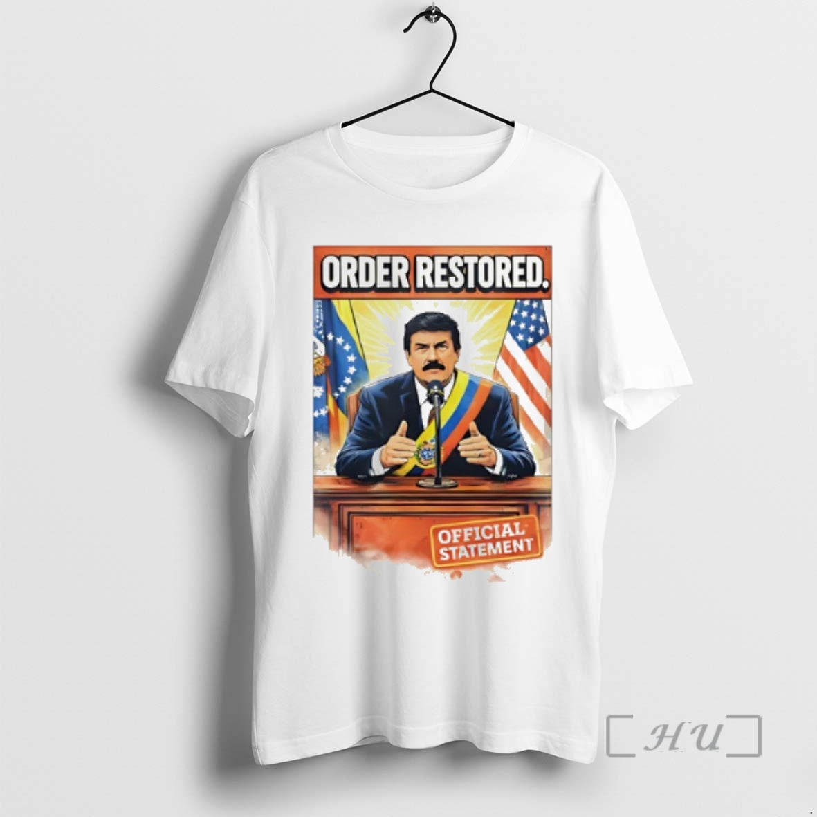 Officials Trump Order Restored Statement Political Satire T-Shirts, Hoodie, Sweatshirt | PrintMintTees.com