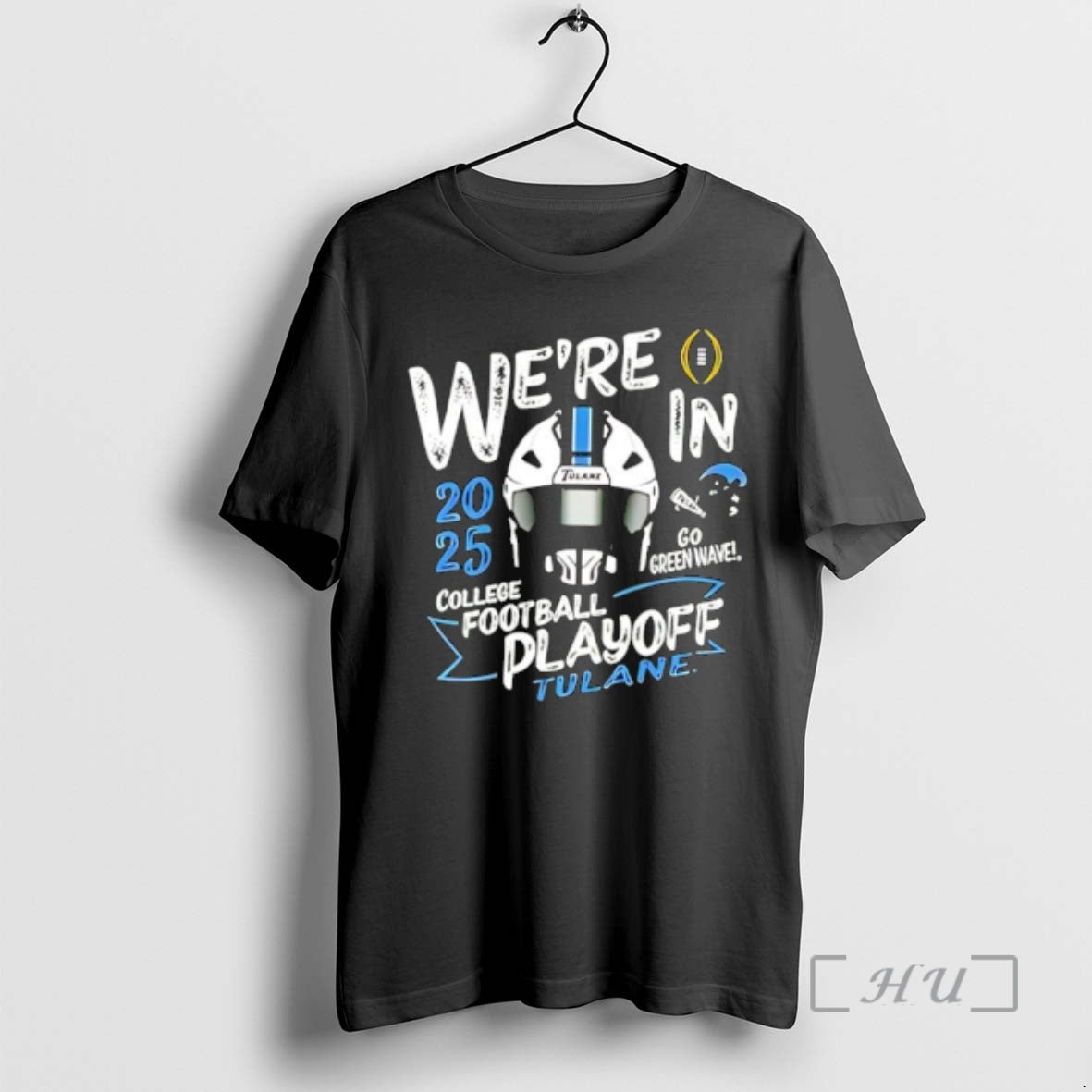 Officials Tulane Green Wave Green 2025 Cfp Bound Helmet T-Shirts, Hoodie, Sweatshirt | PrintMintTees.com