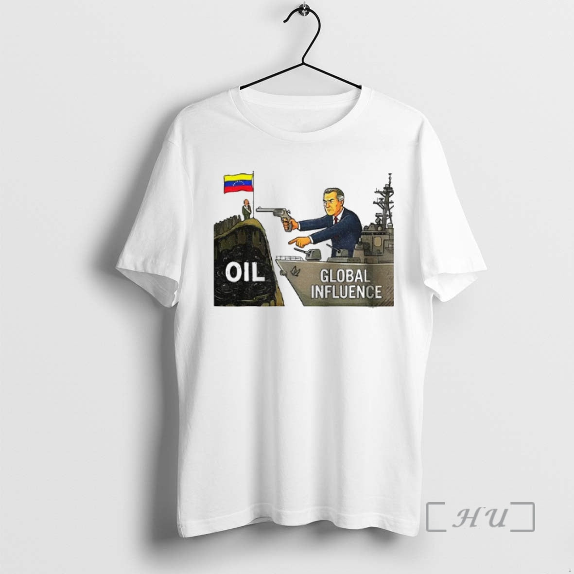 Officials Usa Vs Venezuela Oil Conflict Political Satire Global Influence T-Shirts, Hoodie, Sweatshirt | PrintMintTees.com