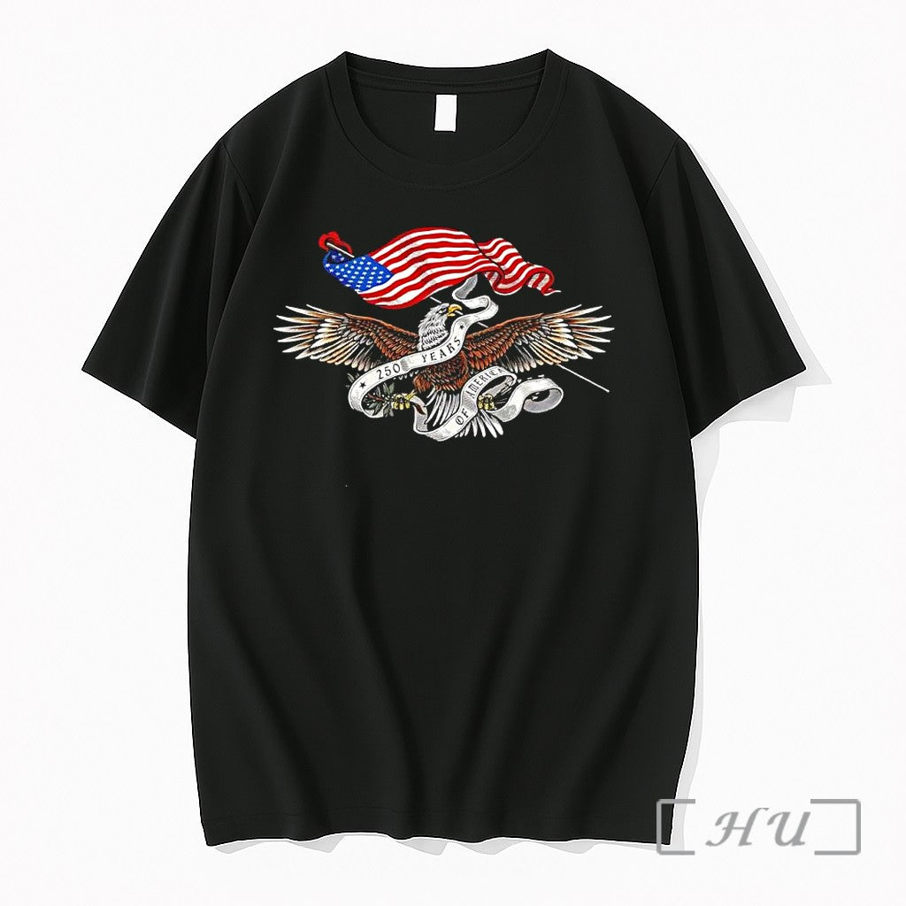 Officials United States America 250th Anniversary Bald Eagle American Flag