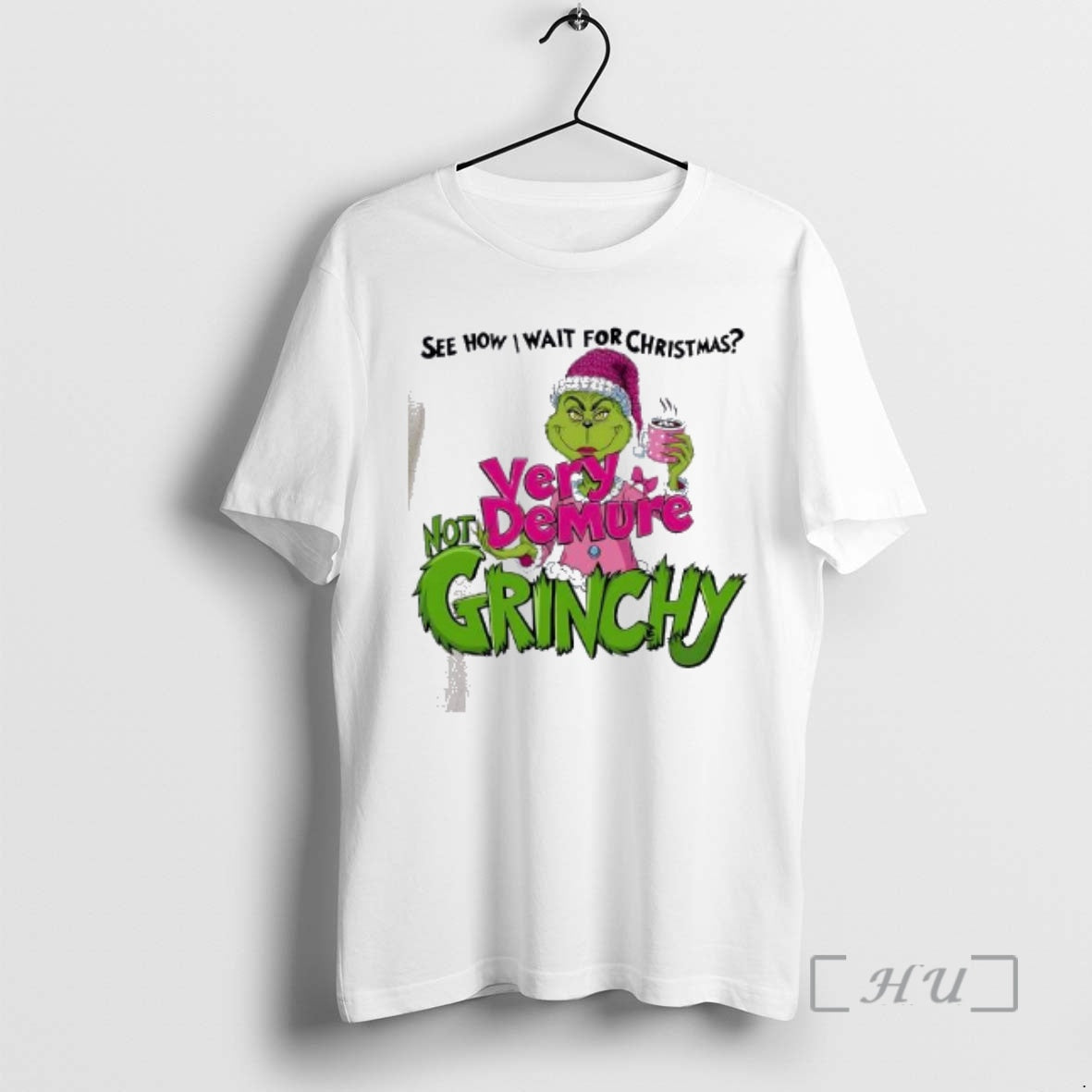 Officials Very Demure Not Grinchy Funny Grinchmas Coffee Lover T-Shirts, Hoodie, Sweatshirt | PrintMintTees.com