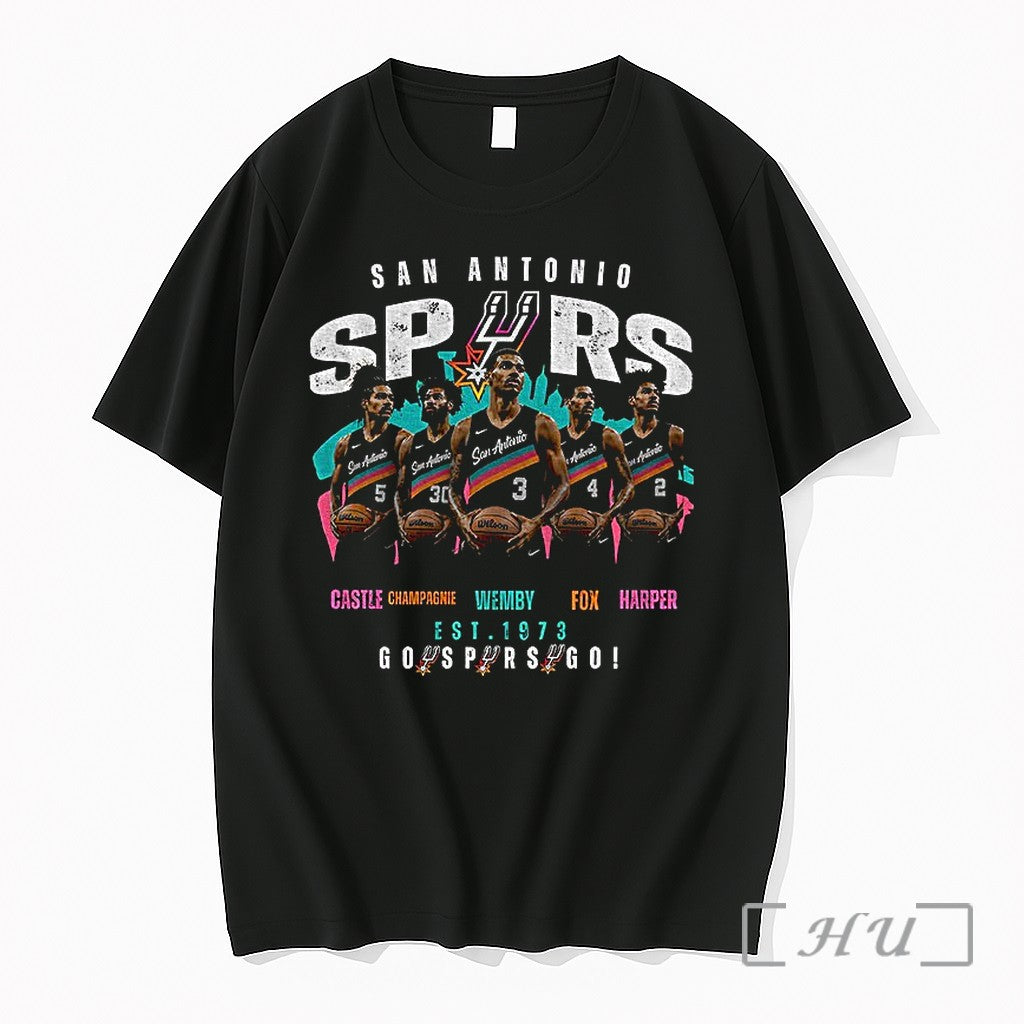 Officials Victor Wembanyama Castle Fox Spurs Basketball Go Spurs Go