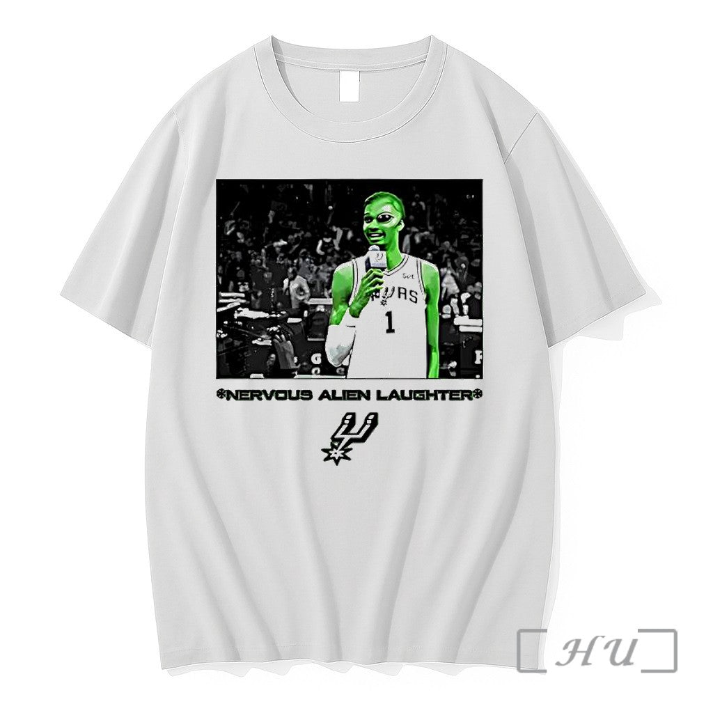 Officials Victor Wembanyama San Antonio Spurs Nba Nervous Alien Laughter