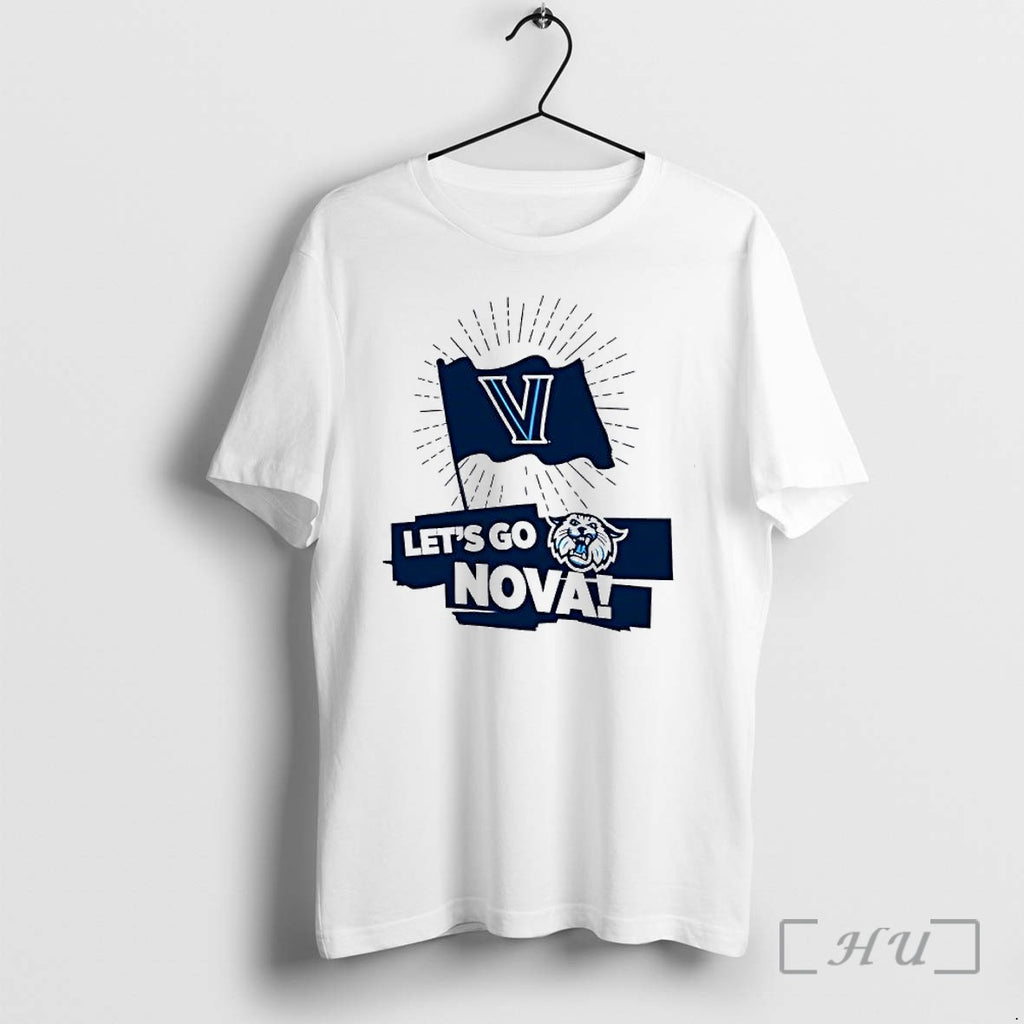 Officials Villanova Wildcats University Lets Go Nova Flag