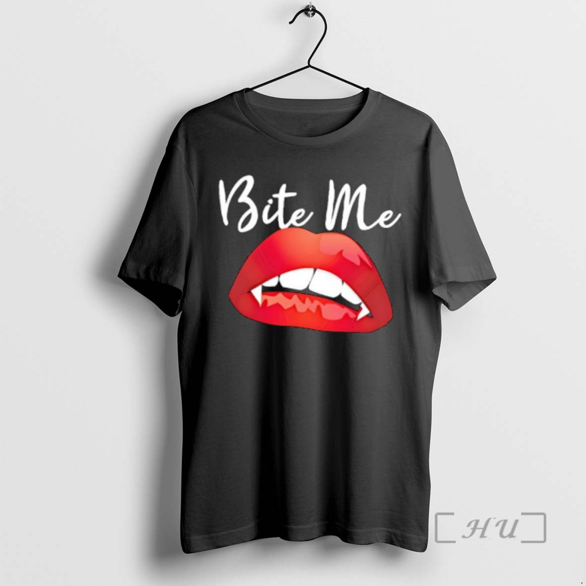 Officials Vintage Bite Me Vampire Fangs Lips T-Shirts, Hoodie, Sweatshirt | PrintMintTees.com