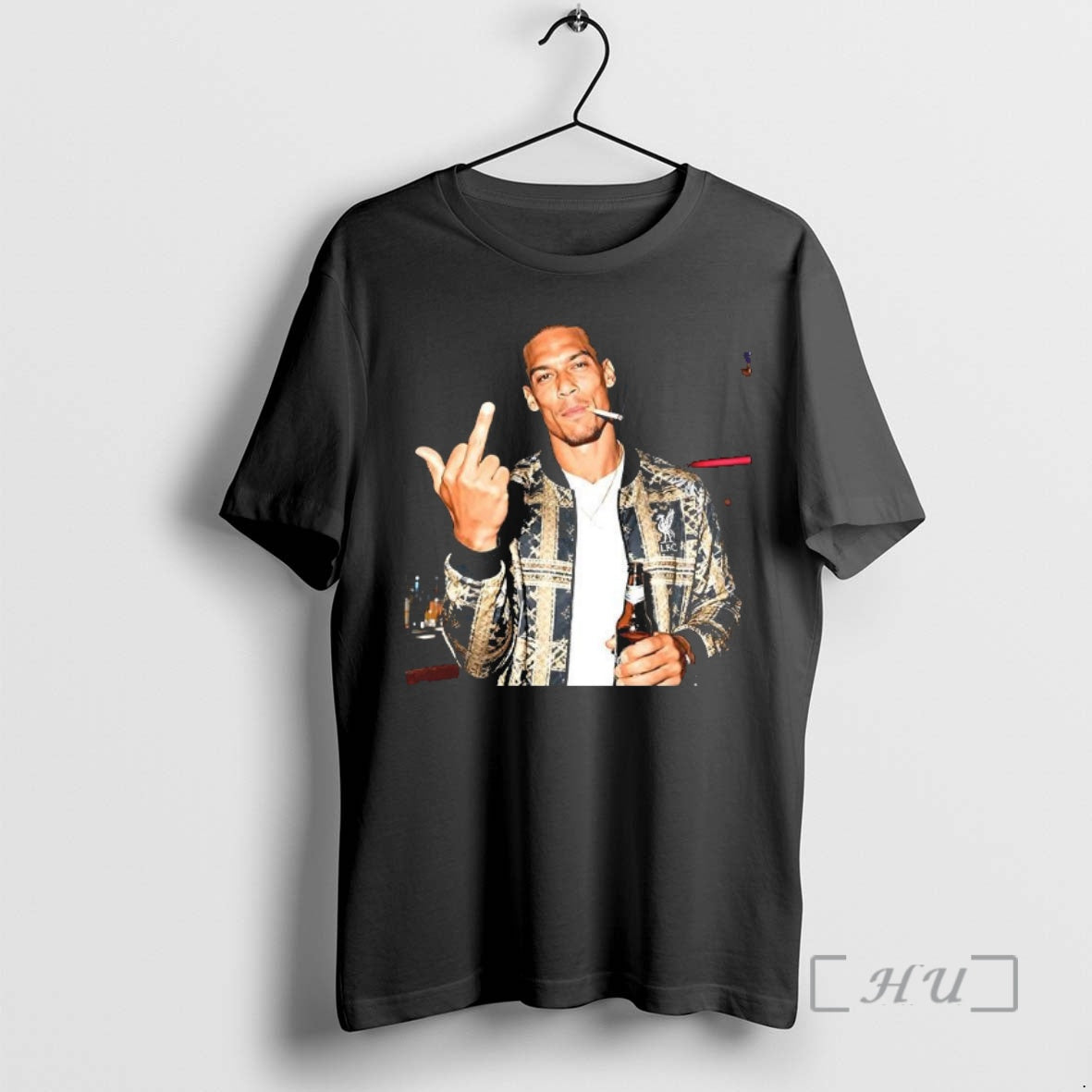 Officials Virgil Van Dijk After Hours Middle Finger Woman T-Shirts, Hoodie, Sweatshirt | PrintMintTees.com
