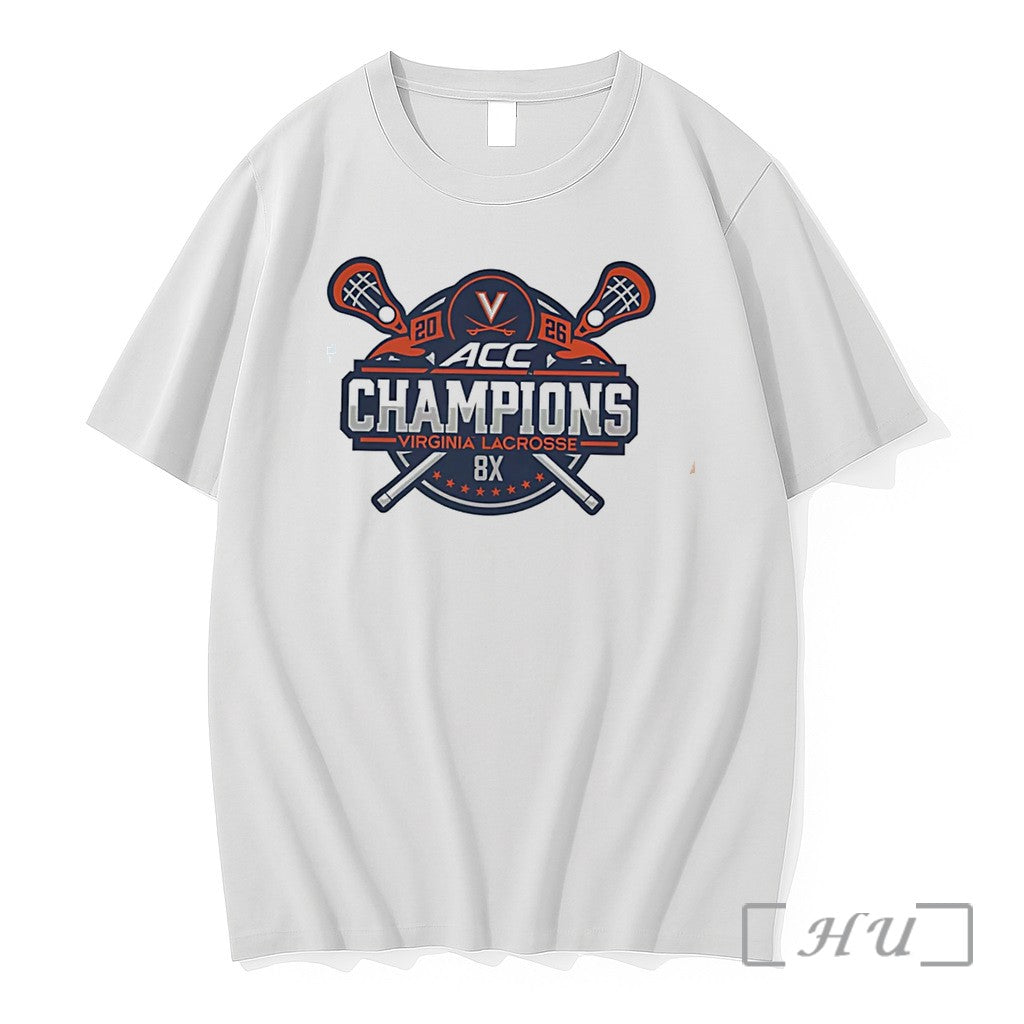 Officials Virginia Cavaliers 8x Acc Lacrosse Champ 2026 Tee