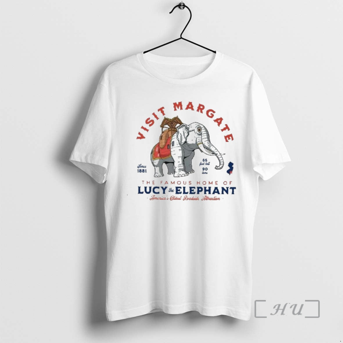 Officials Visit Margate Since 1881 The Famous Home Of Lucy The Elephant Americas Oldest Roadside T-Shirts, Hoodie, Sweatshirt