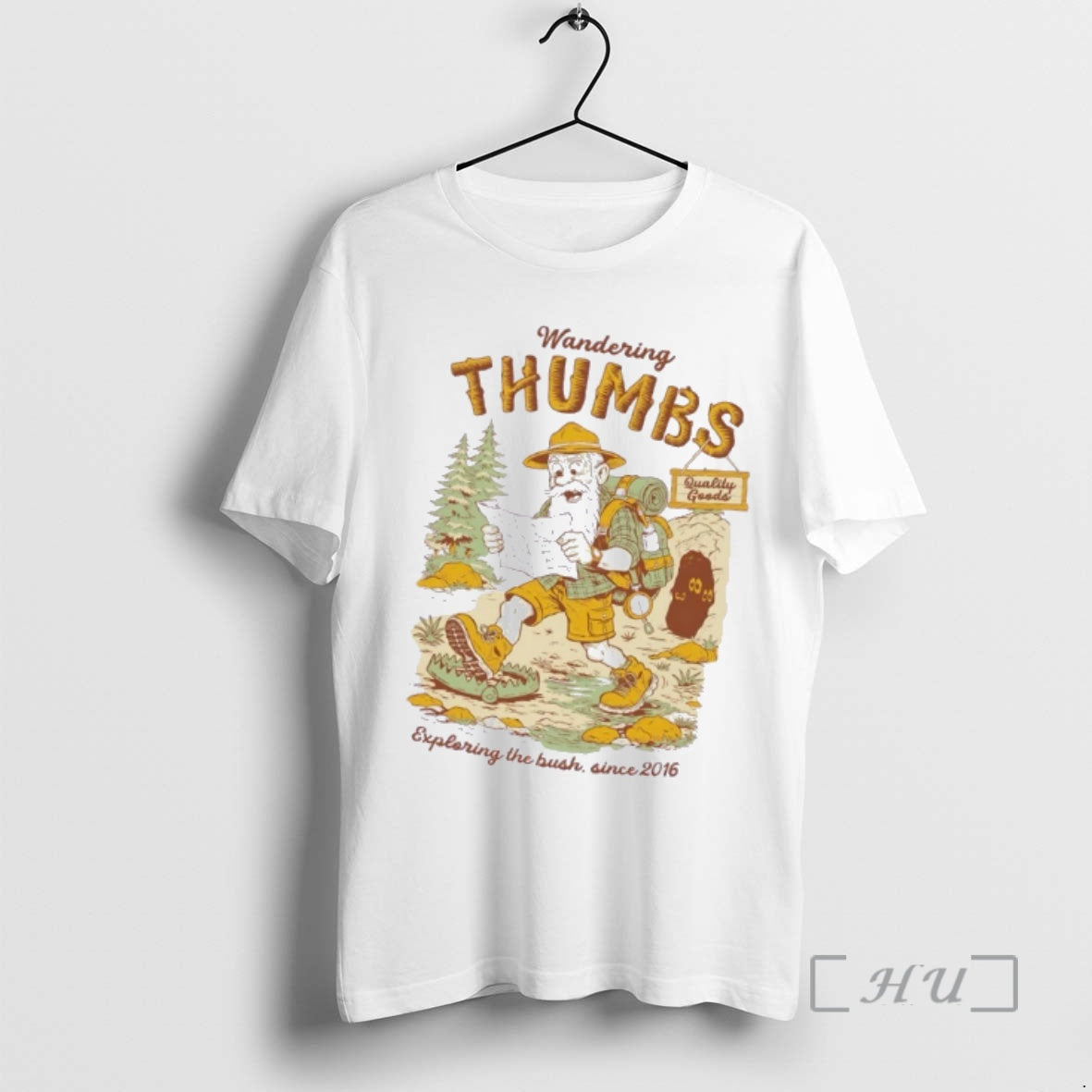 Officials Wandering Thumbs Exploring The Bush Since 2016 T-Shirts, Hoodie, Sweatshirt | PrintMintTees.com