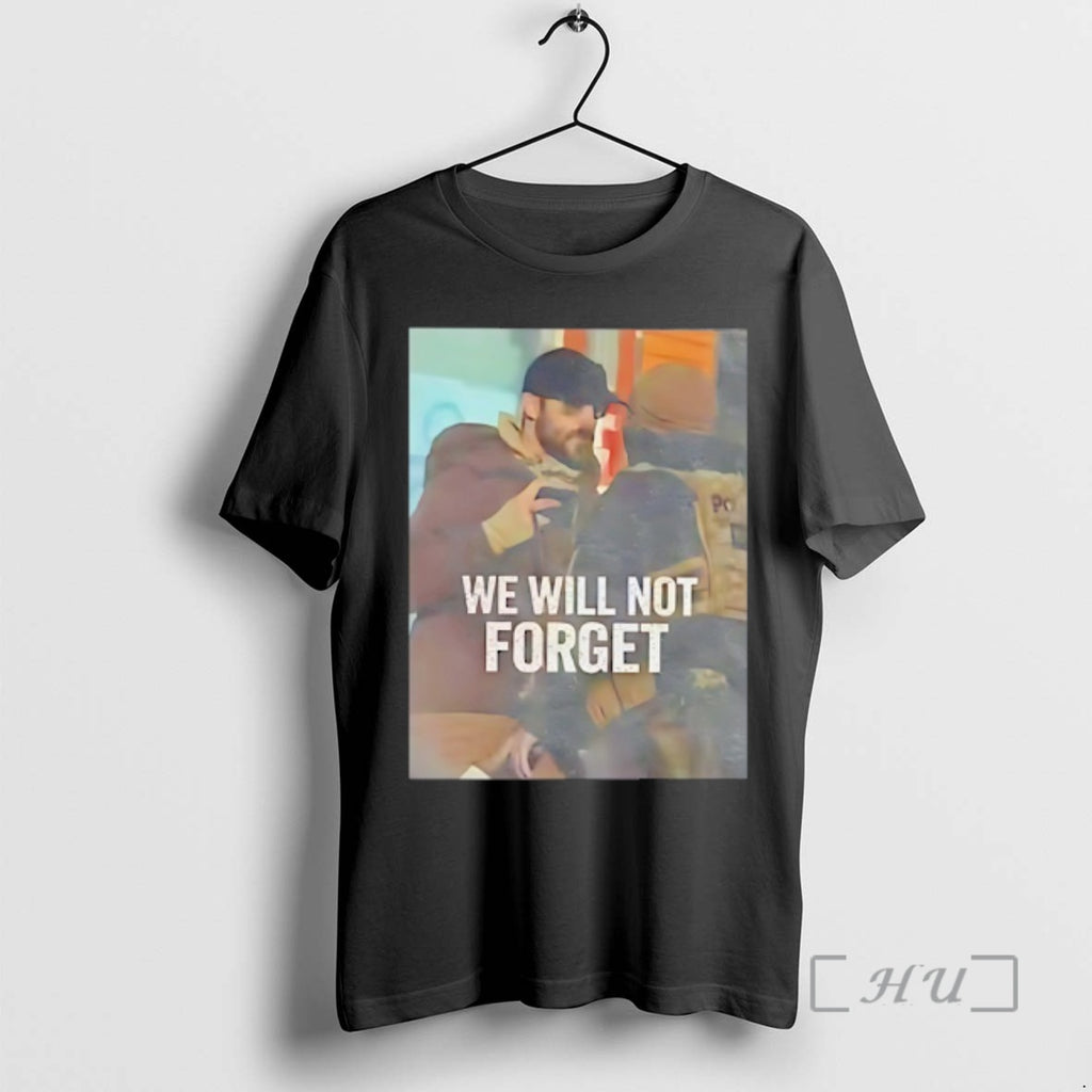 Officials We Will Not Forget Alex Pretti 1988 2026 Photo T-Shirts, Hoodie, Sweatshirt