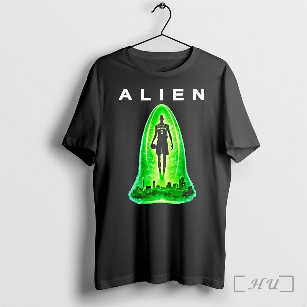 Officials Wemby Alien Abduction Victor Wembanyama San Antonio Skyline Graphic