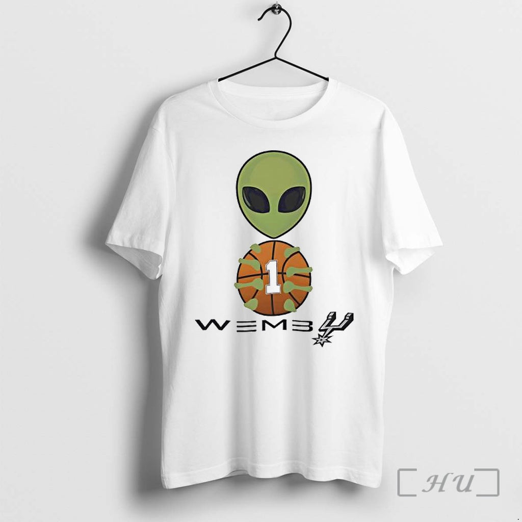 Officials Wemby Alien Basketball Victor Wembanyama San Antonio Spurs Graphic