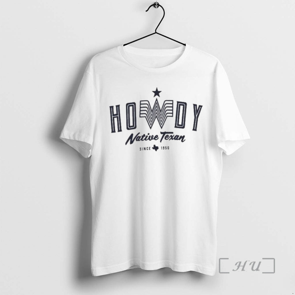 Officials Whataburger Howdy Native Texan Since 1950 T-Shirts, Hoodie, Sweatshirt | PrintMintTees.com