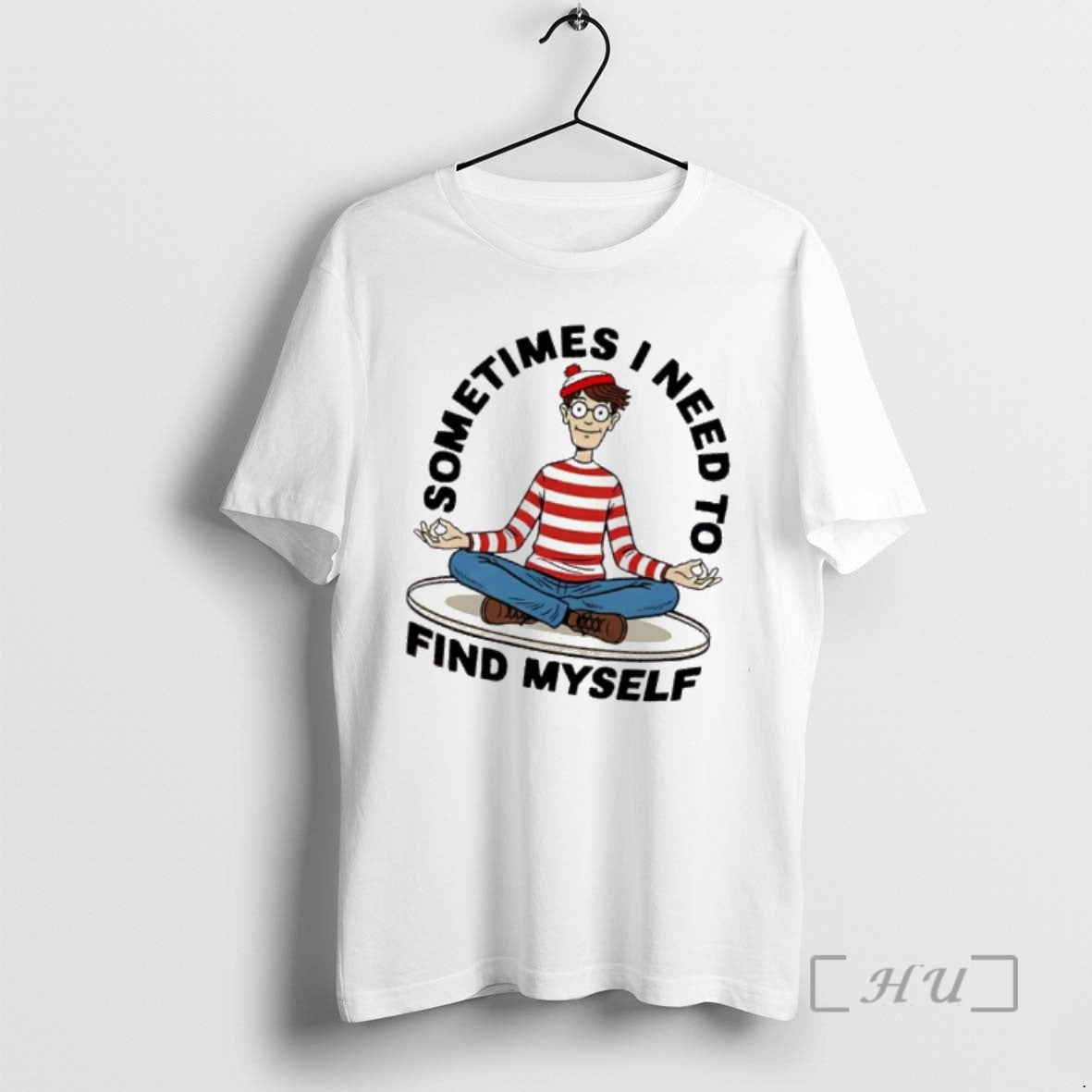 Officials Wheres Wally Sometimes I Need To Find Myself Caricature T-Shirts, Hoodie, Sweatshirt | PrintMintTees.com
