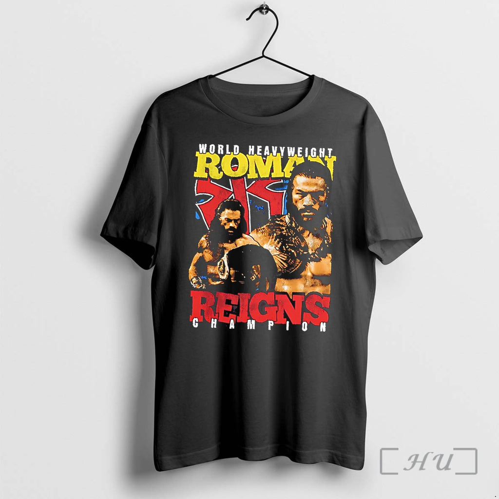Officials World Heavyweight Champion Roman Reigns Illustration Tee