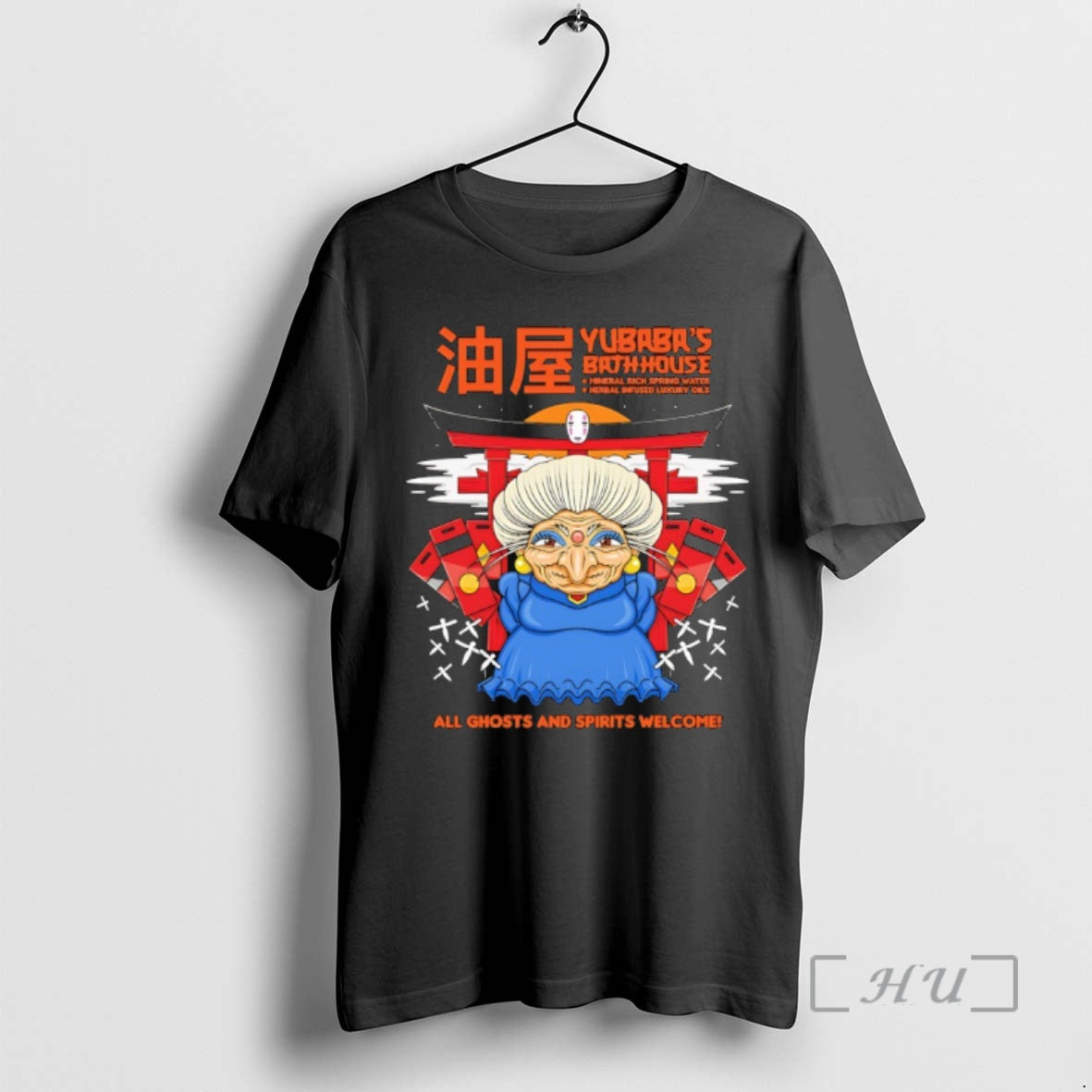 Officials Yubabas Bathhouse All Ghosts And Spirits Welcome Spirited Away T-Shirts, Hoodie, Sweatshirt | PrintMintTees.com