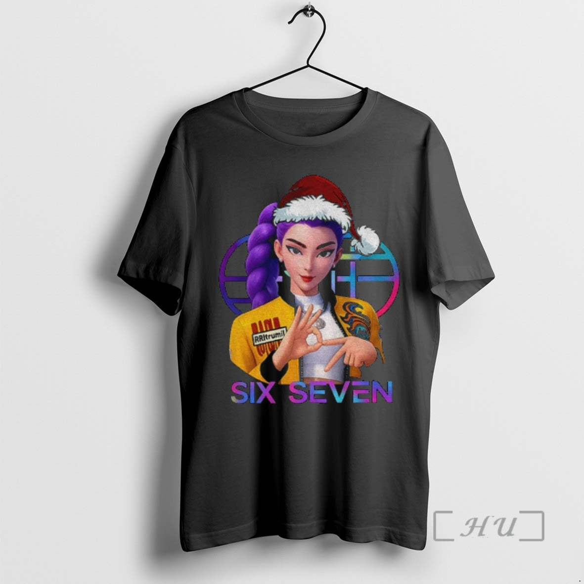 Officials Ziu5l9is Huntrix K Pop Demon Hunters 6 7 Meme Funny Christmas Premium T Shirts Hoodie, Sweatshirt
