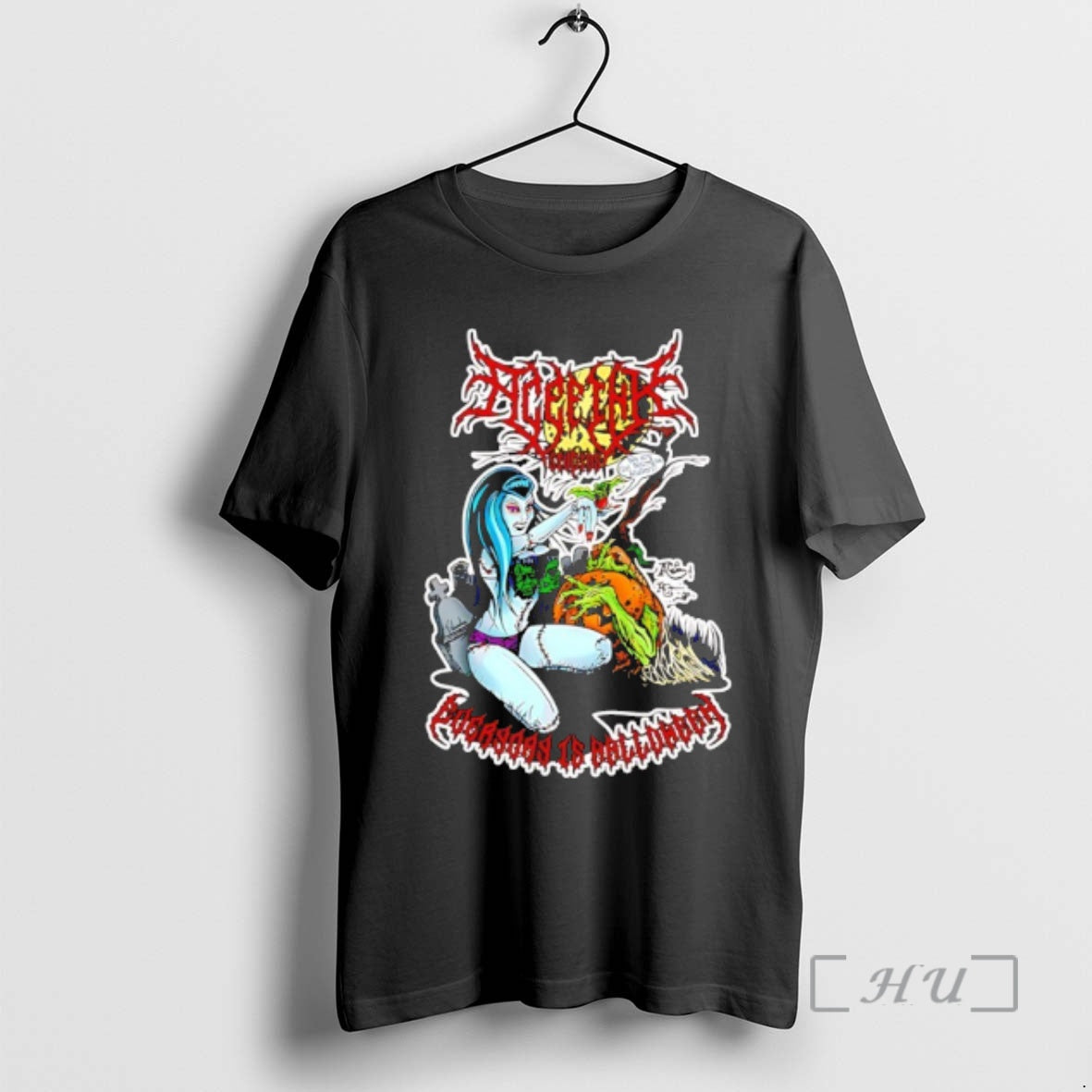 Officials Zombie Pin Up Zombie Goat Cartoon T-Shirts, Hoodie, Sweatshirt | PrintMintTees.com