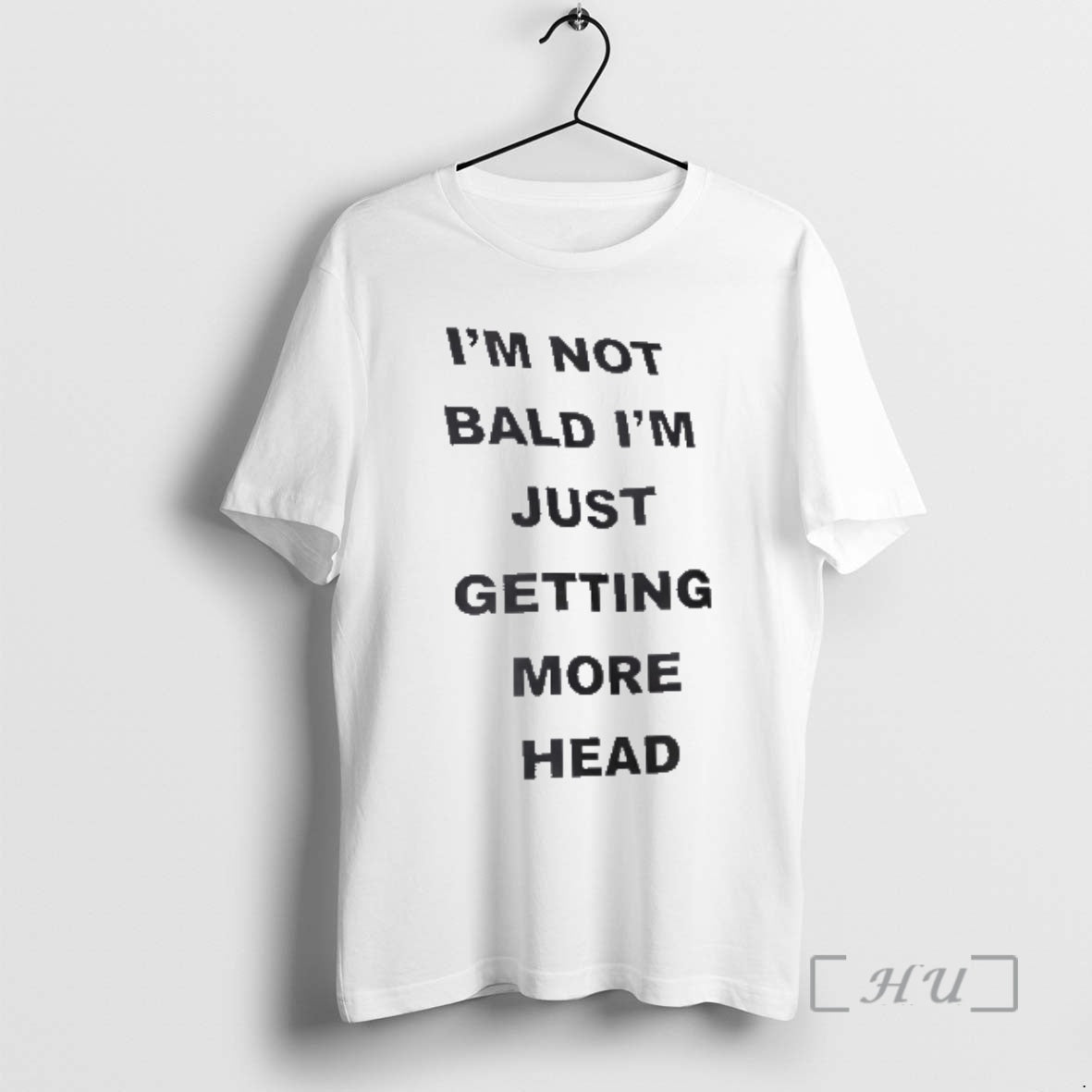 Officials Im Not Bald Im Just Getting More Head Text T-Shirts, Hoodie, Sweatshirt | PrintMintTees.com