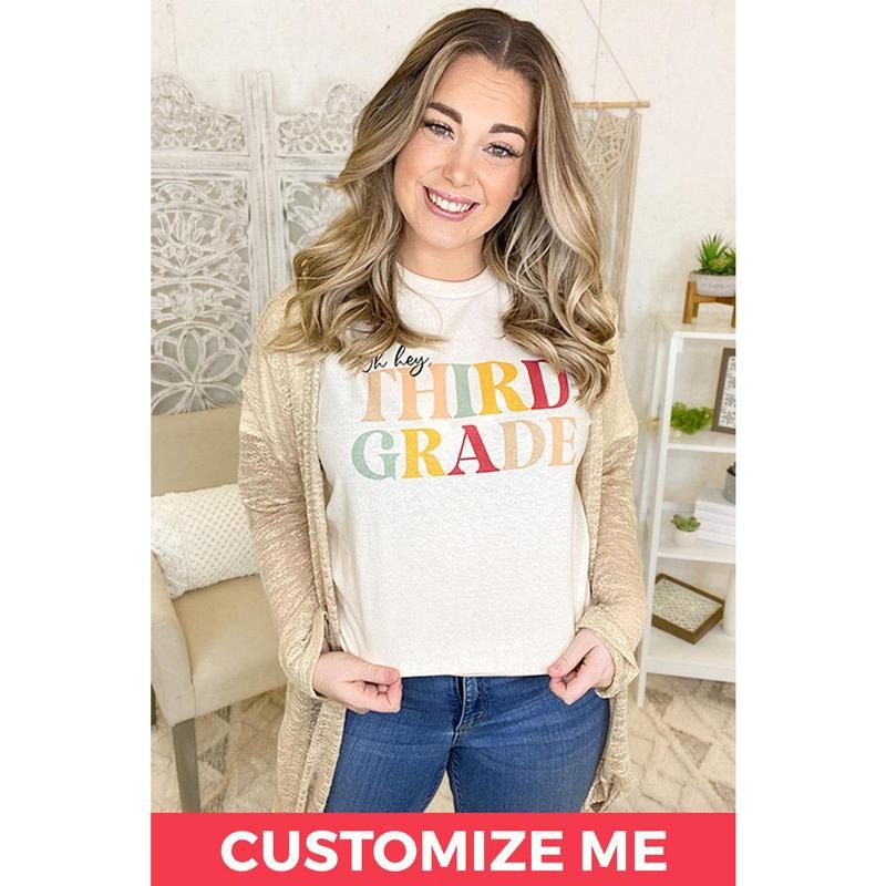 Oh Hey Grade Level Teacher T-Shirt Hoodie Sweatshirt | PrintMintTees.com