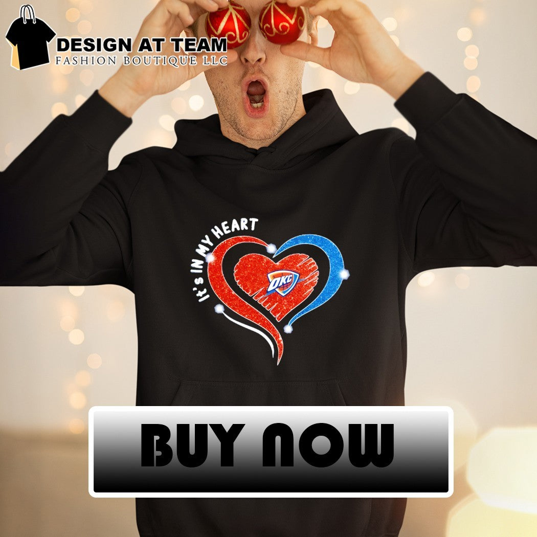 Oklahoma City Thunder Basketball it’s in my heart NBA 2026 shirt