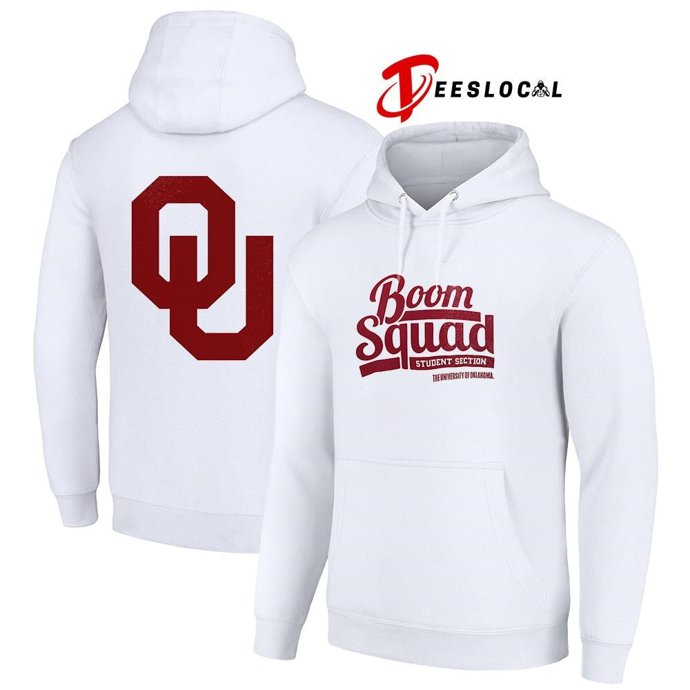 Oklahoma Soners x the University of Oklahoma x Boom Squad student section logo shirt