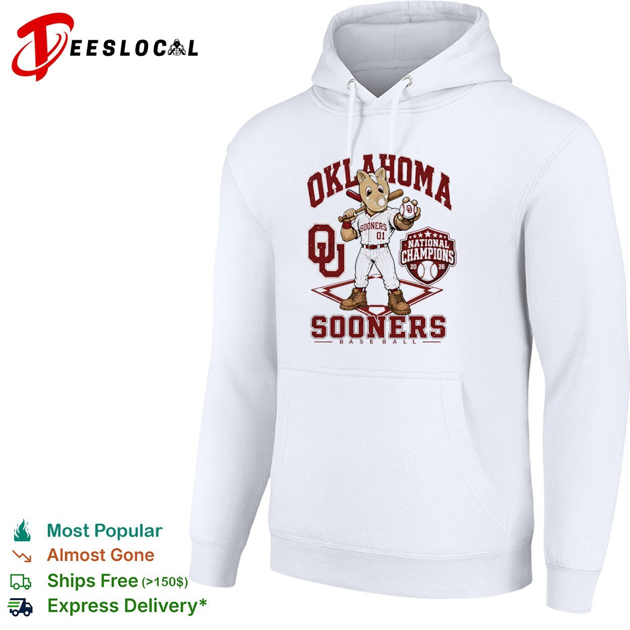 Oklahoma Sooners Baseball National Champions 2026 OU Sooners Baseball shirt